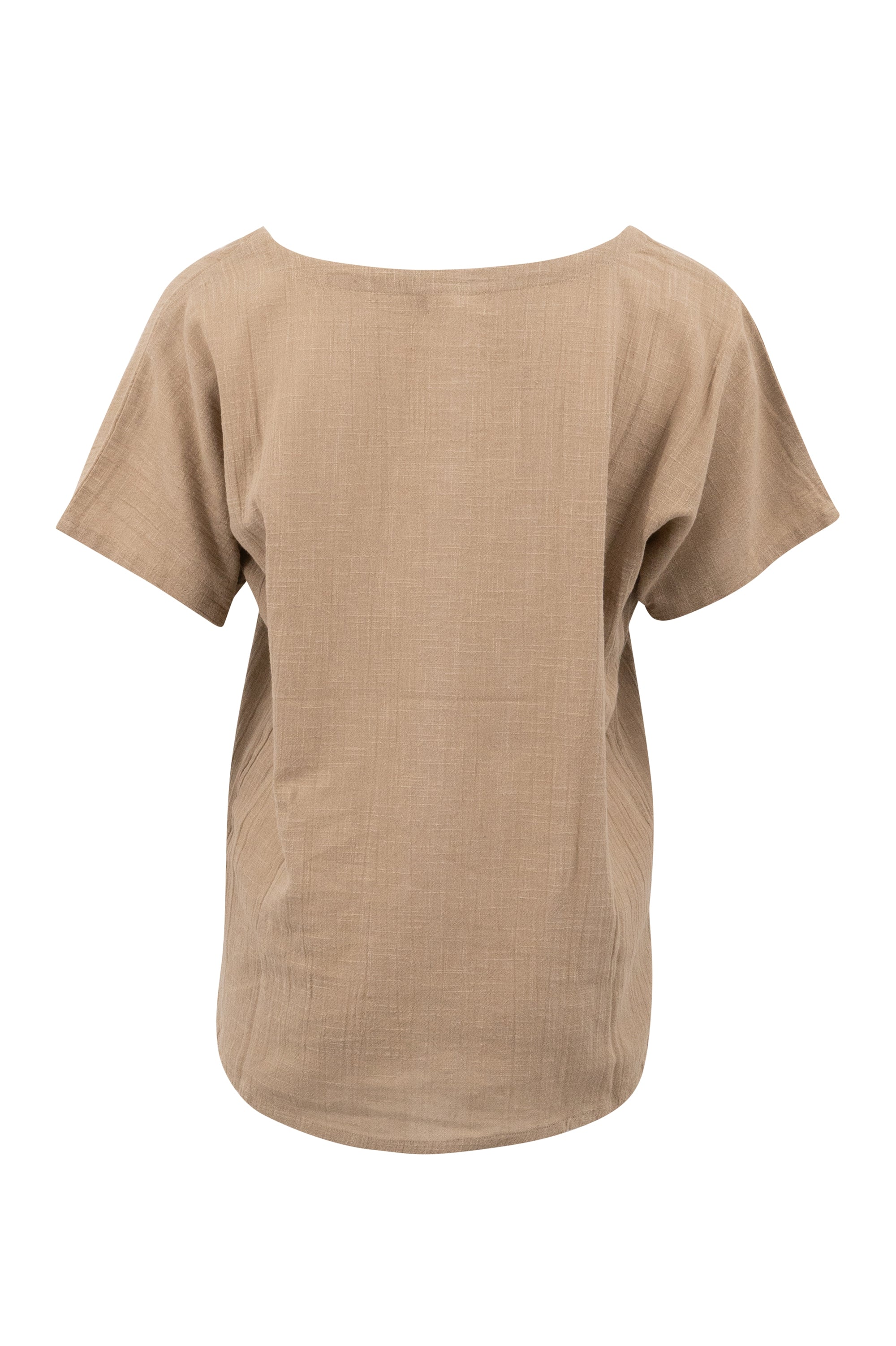 Bohemian top in sand van ibzmode, Brands of Ibiza