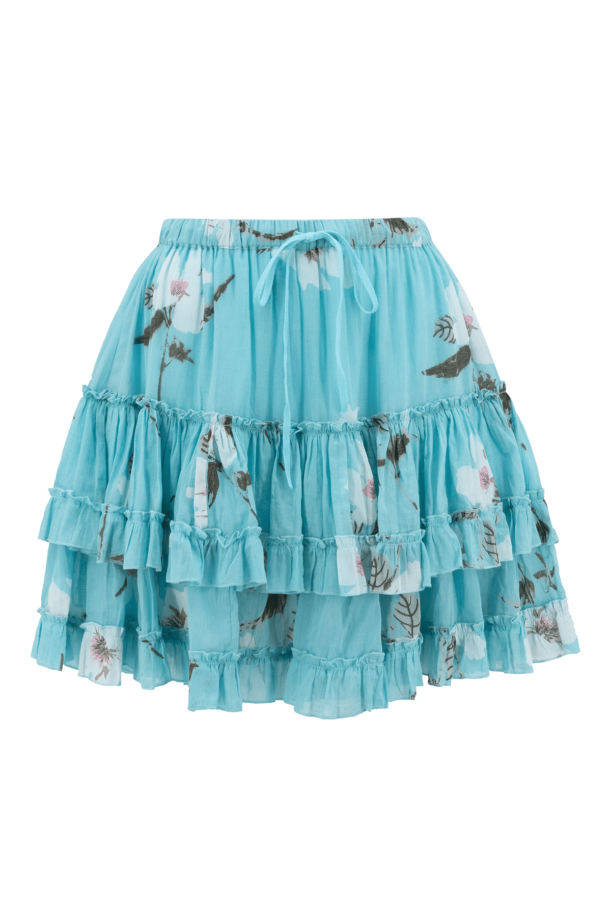 Bohemian rok in turquoise van ibzmode, Brands of Ibiza