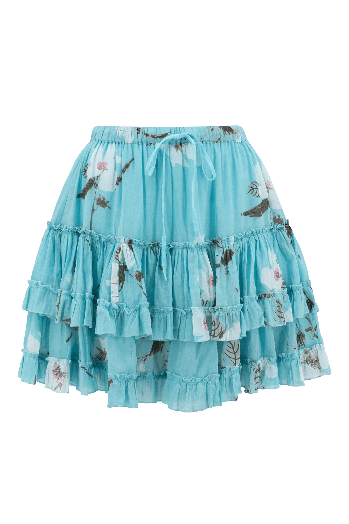 Bohemian rok in turquoise van ibzmode, Brands of Ibiza