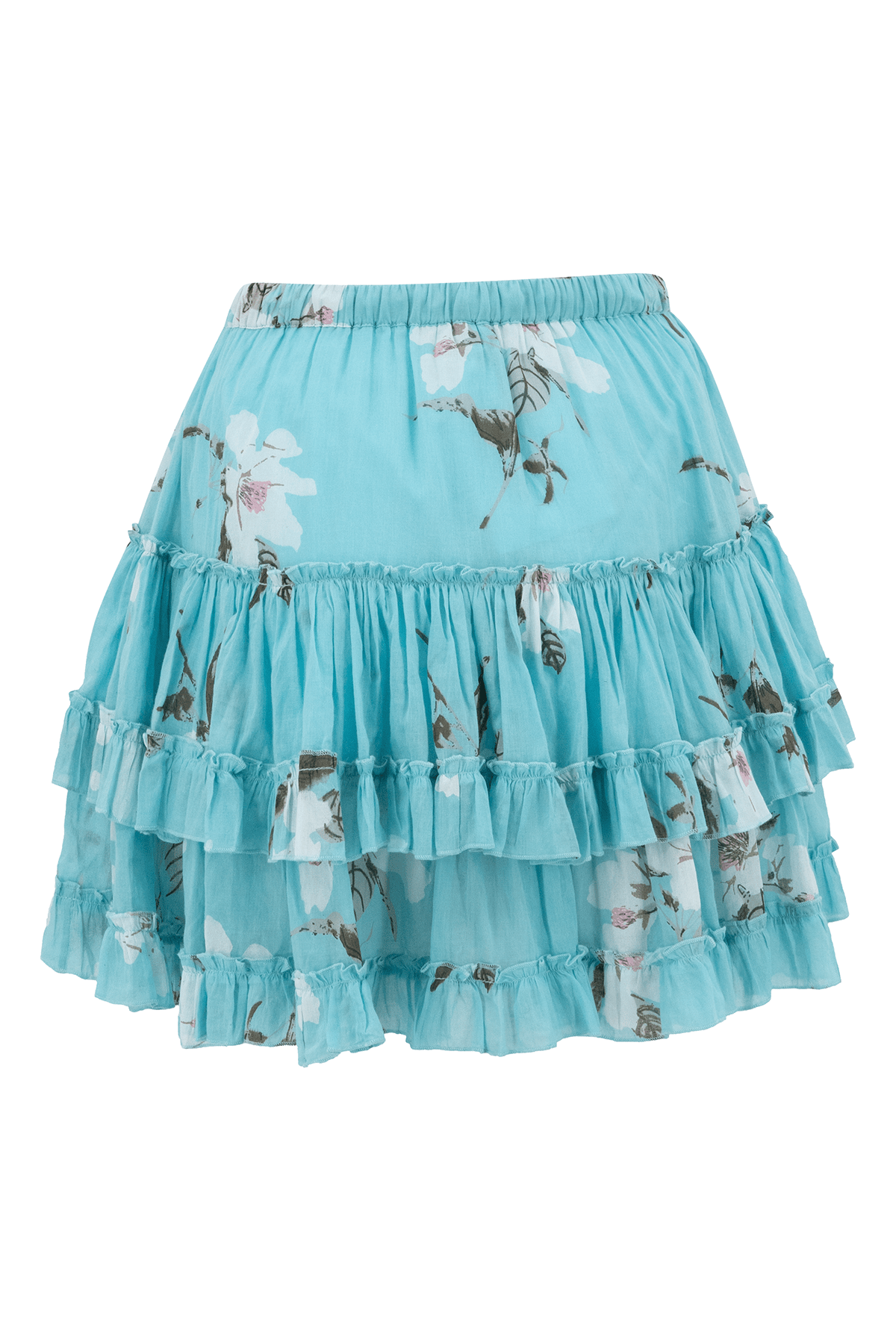 Bohemian rok in turquoise van ibzmode, Brands of Ibiza