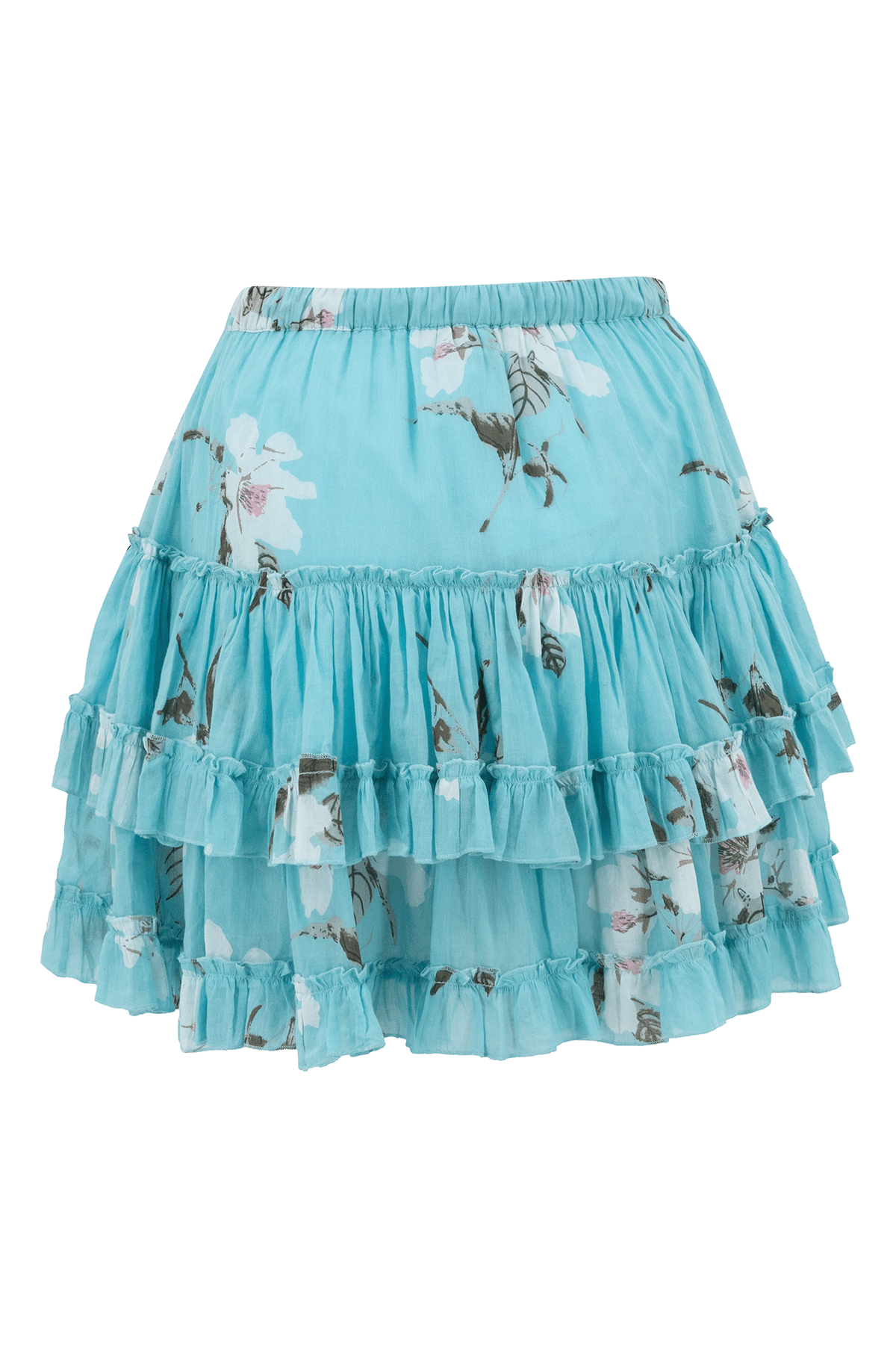 Bohemian rok in turquoise van ibzmode, Brands of Ibiza