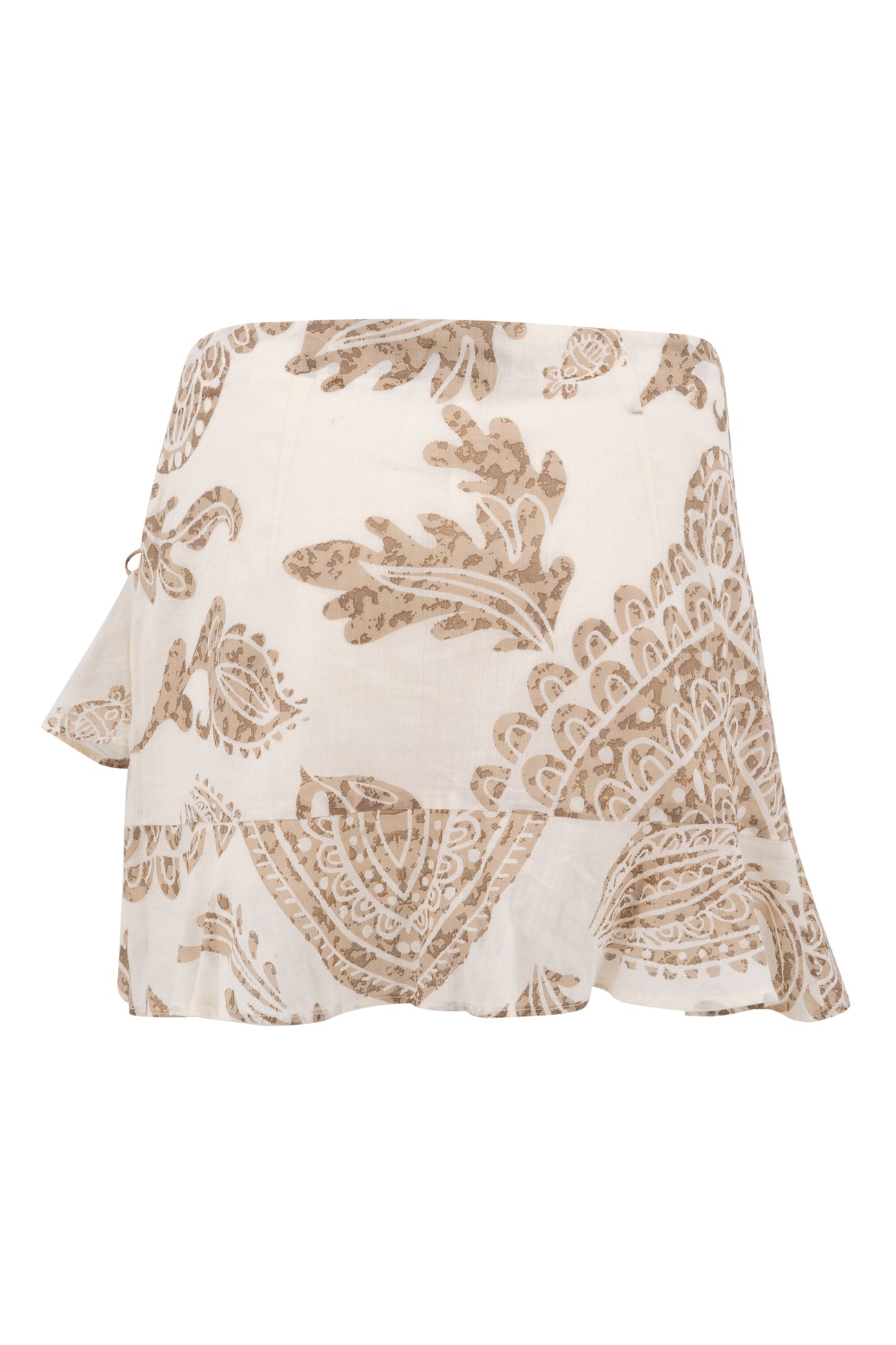 Bohemian rok in taupe van ibzmode, Brands of Ibiza