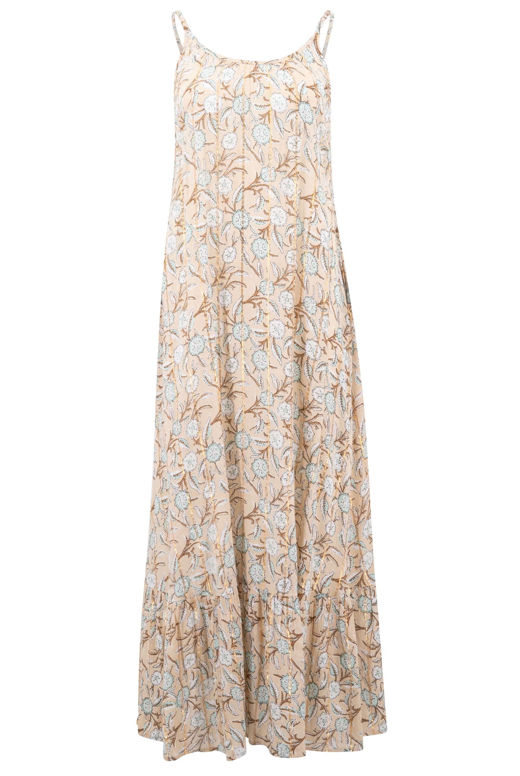 Bohemian jurk in sand van ibzmode, Brands of Ibiza