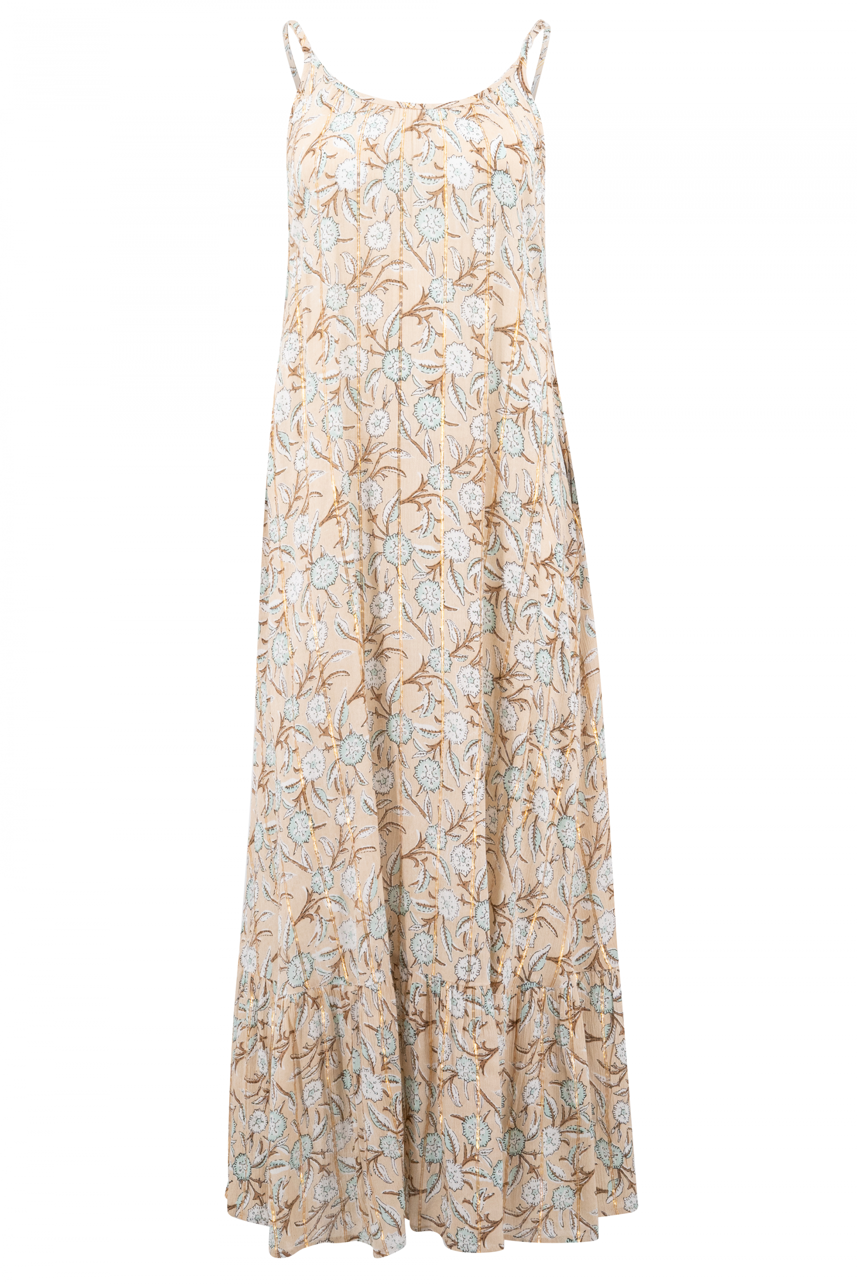 Bohemian jurk in sand van ibzmode, Brands of Ibiza