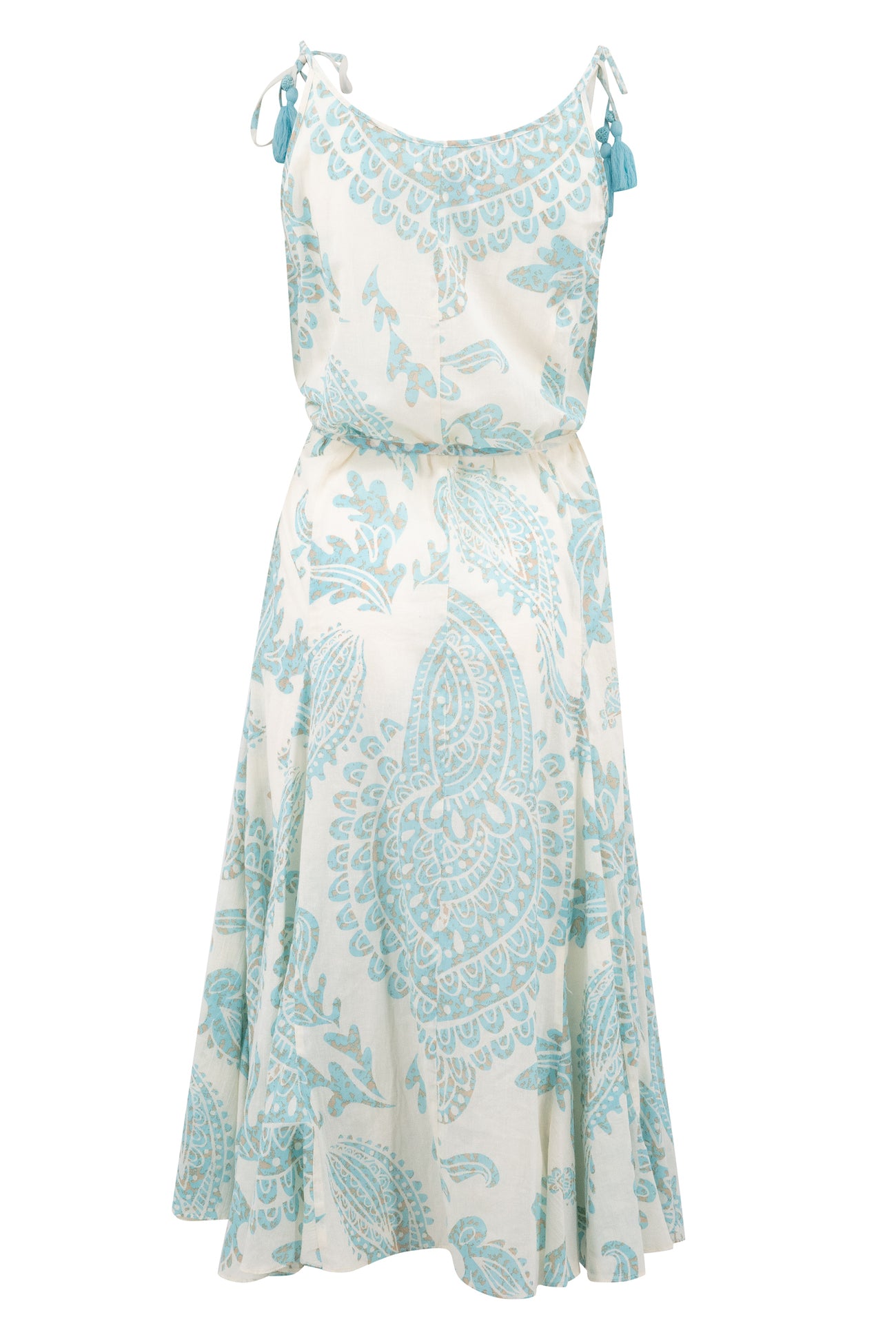 Bohemian jurk in aqua van ibzmode, Brands of Ibiza