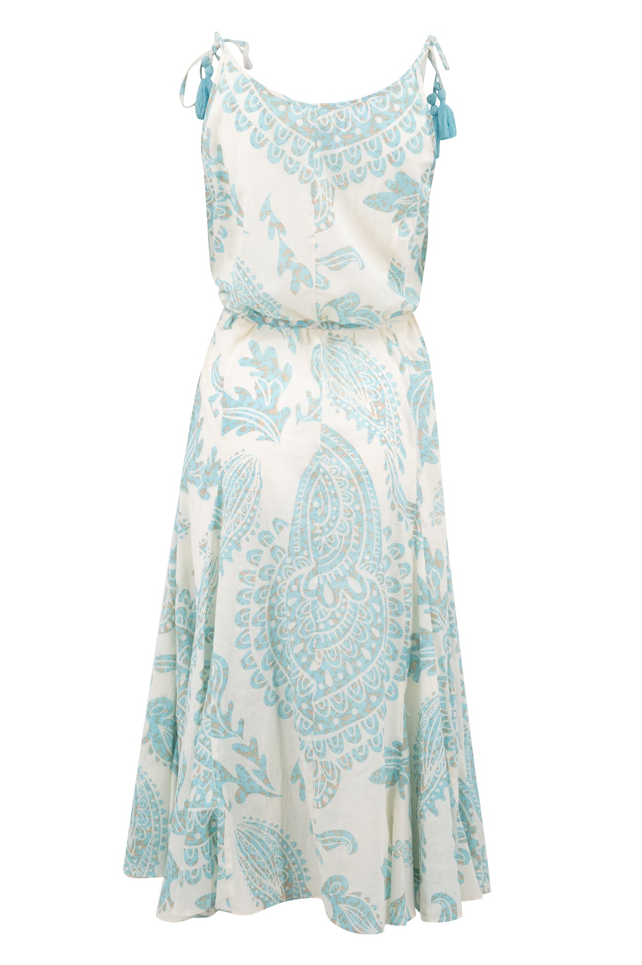 Bohemian jurk in aqua van ibzmode, Brands of Ibiza