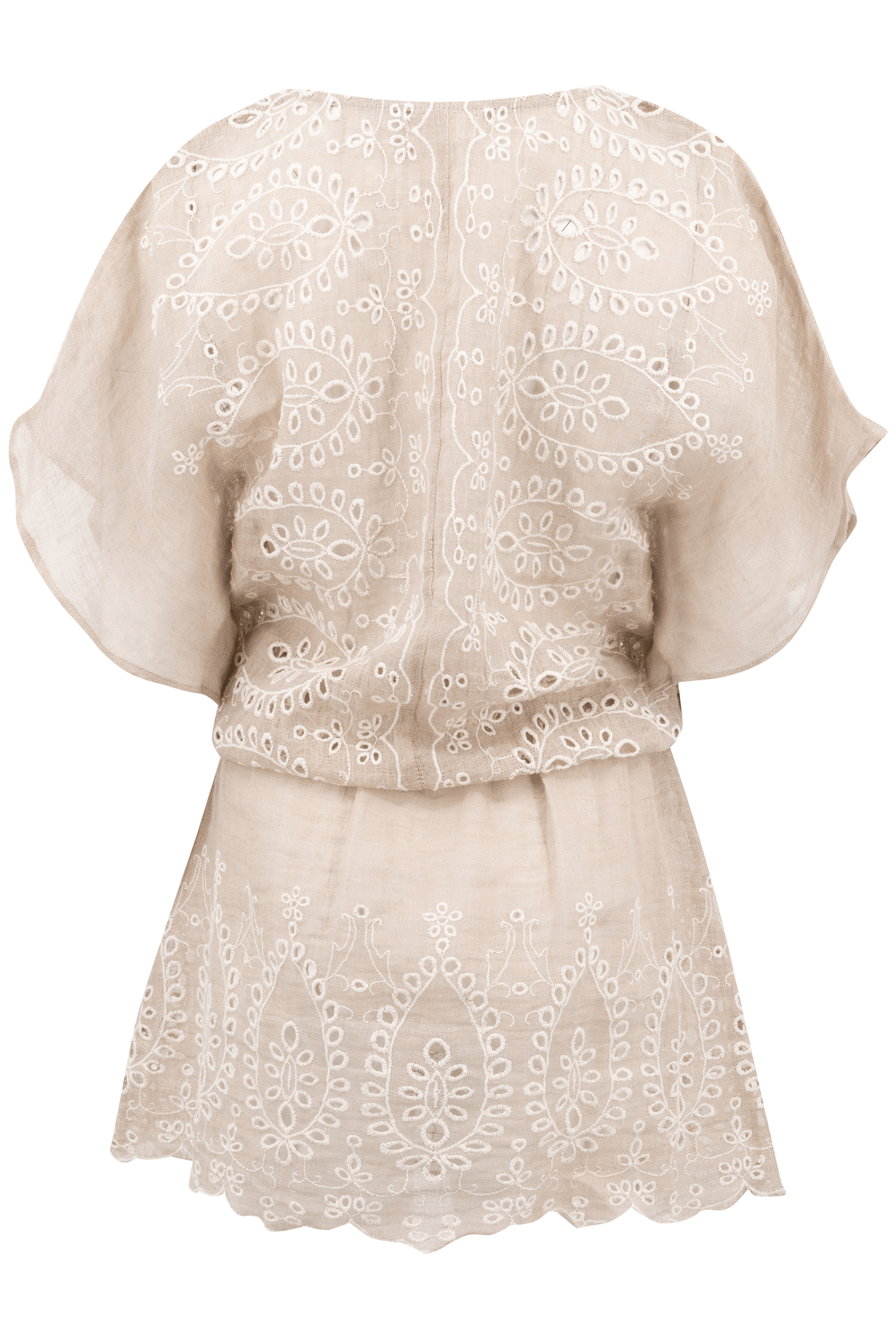 Bohemian jurk in sand van ibzmode, Brands of Ibiza