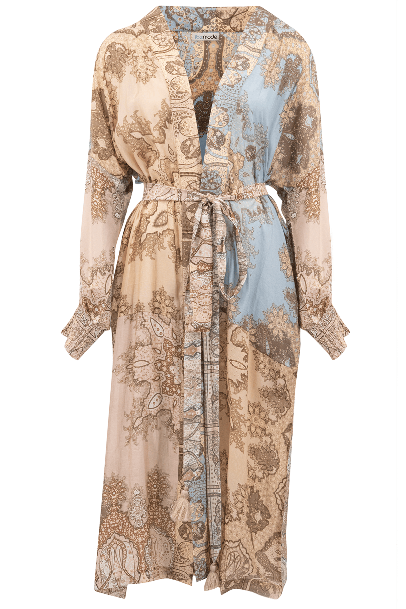 Bohemian kimono in brown van ibzmode, Brands of Ibiza