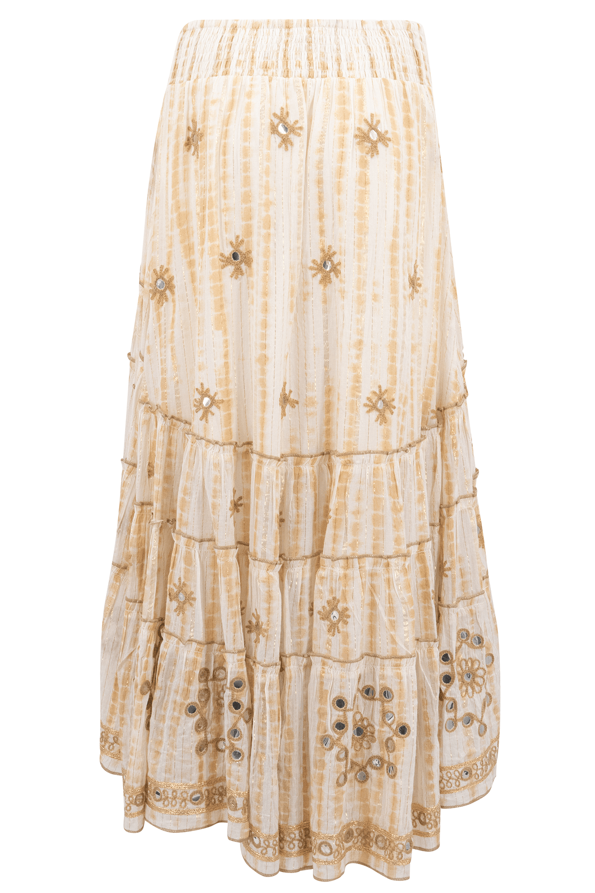 Bohemian rok in natural van ibzmode, Brands of Ibiza