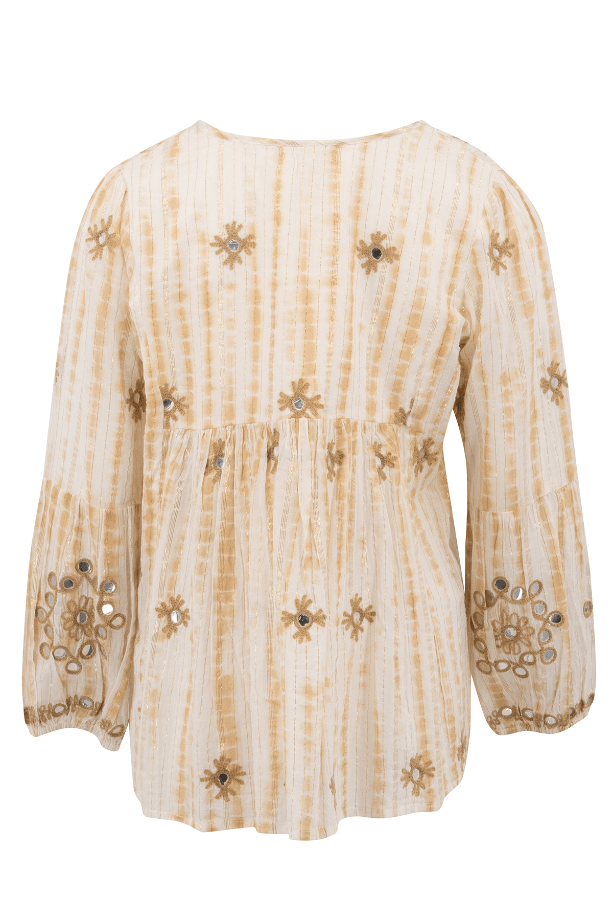 Bohemian blouse in natural van ibzmode, Brands of Ibiza