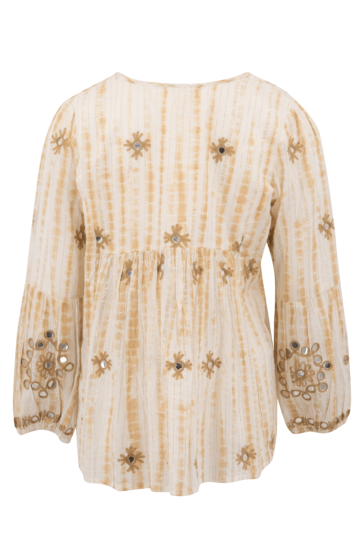 Bohemian blouse in natural van ibzmode, Brands of Ibiza