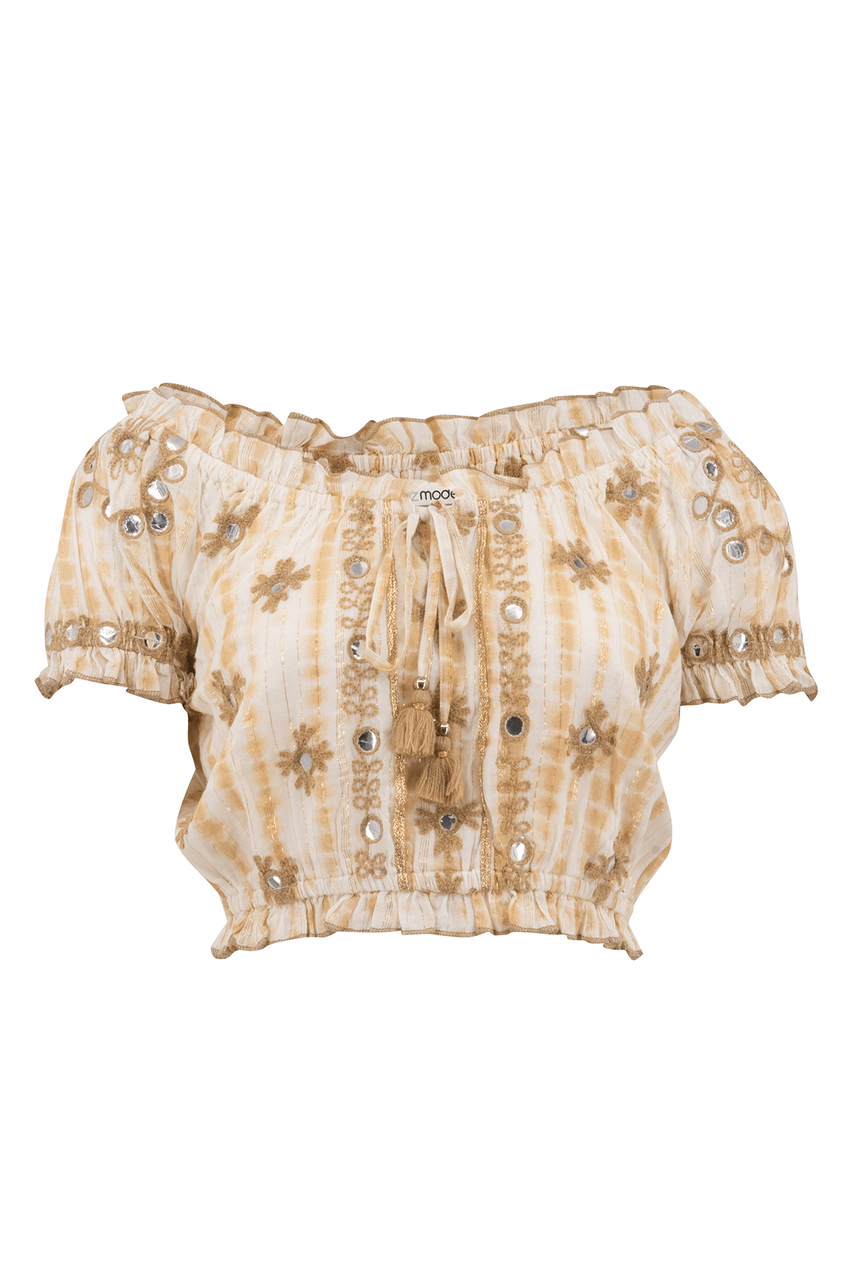 Top bohemio en natural de ibzmode, Marcas de Ibiza