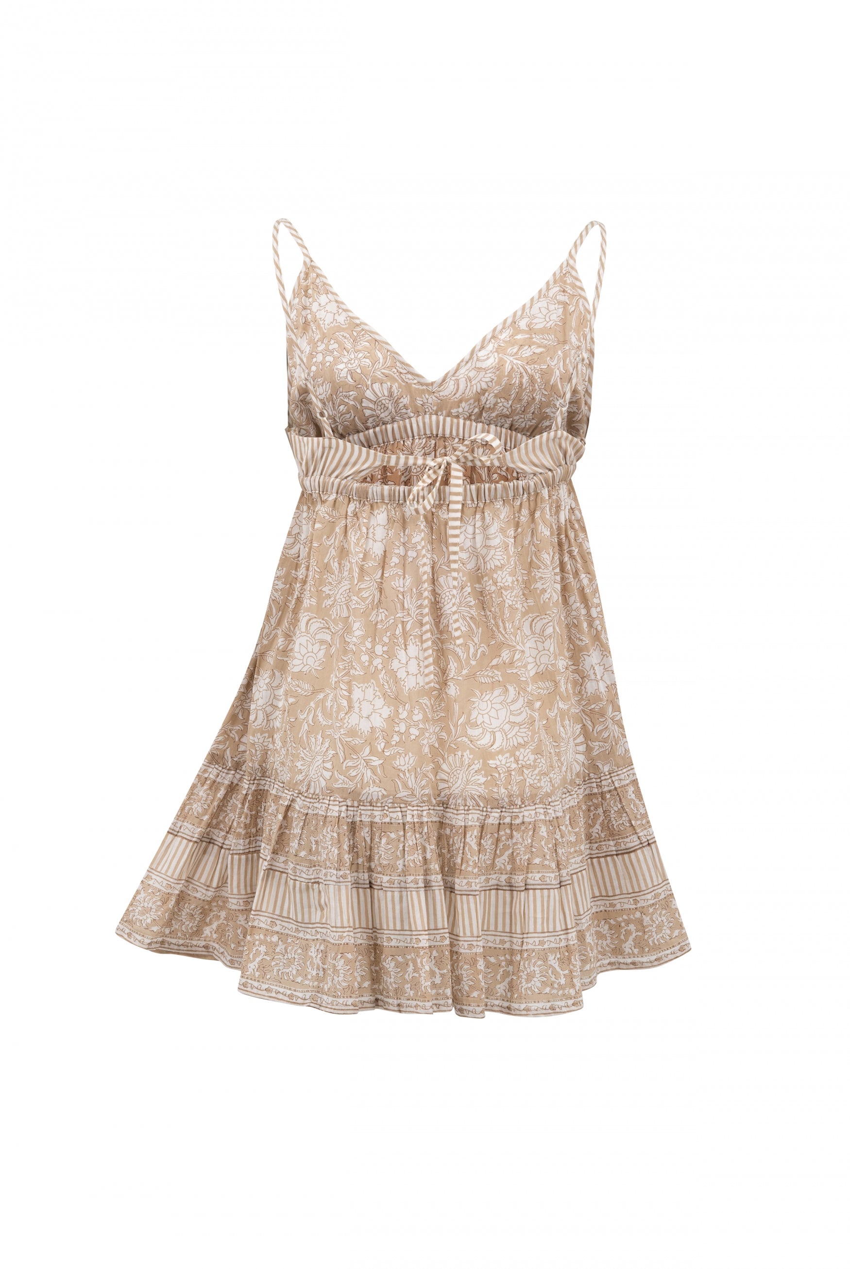 Bohemian jurk in natural van ibzmode, Brands of Ibiza