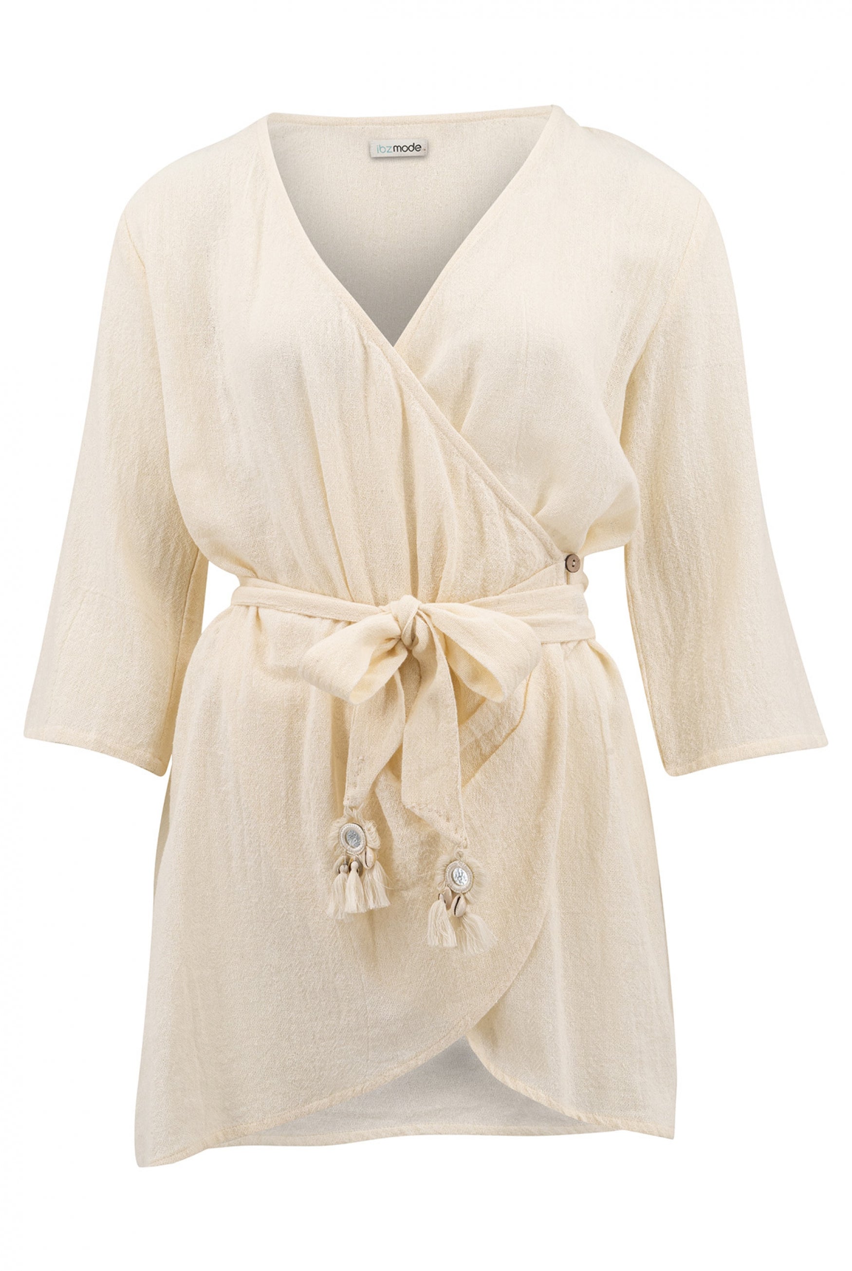 Bohemian jurk in ivory van ibzmode, Brands of Ibiza