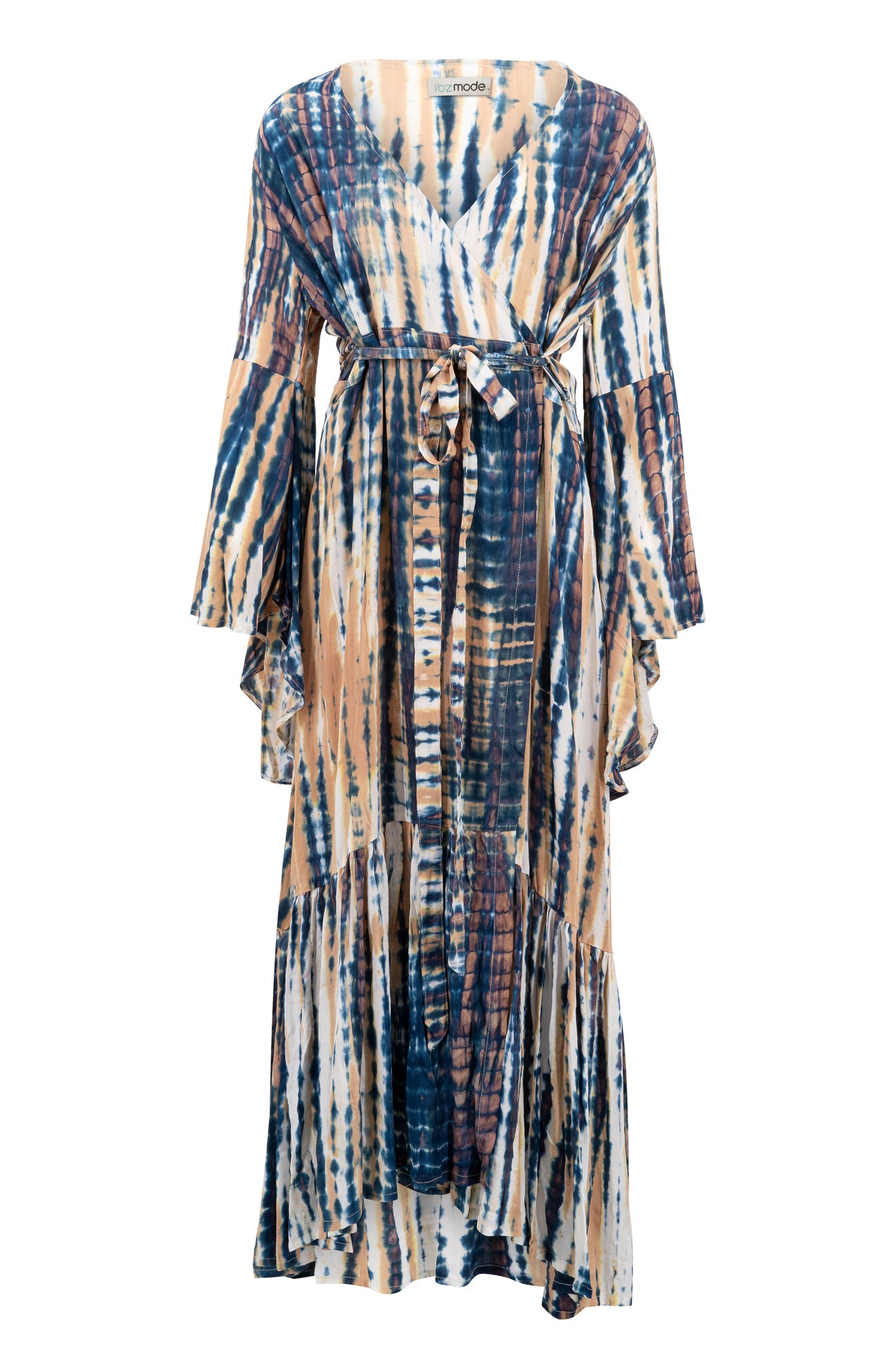 Bohemian jurk in beige van ibzmode, Brands of Ibiza