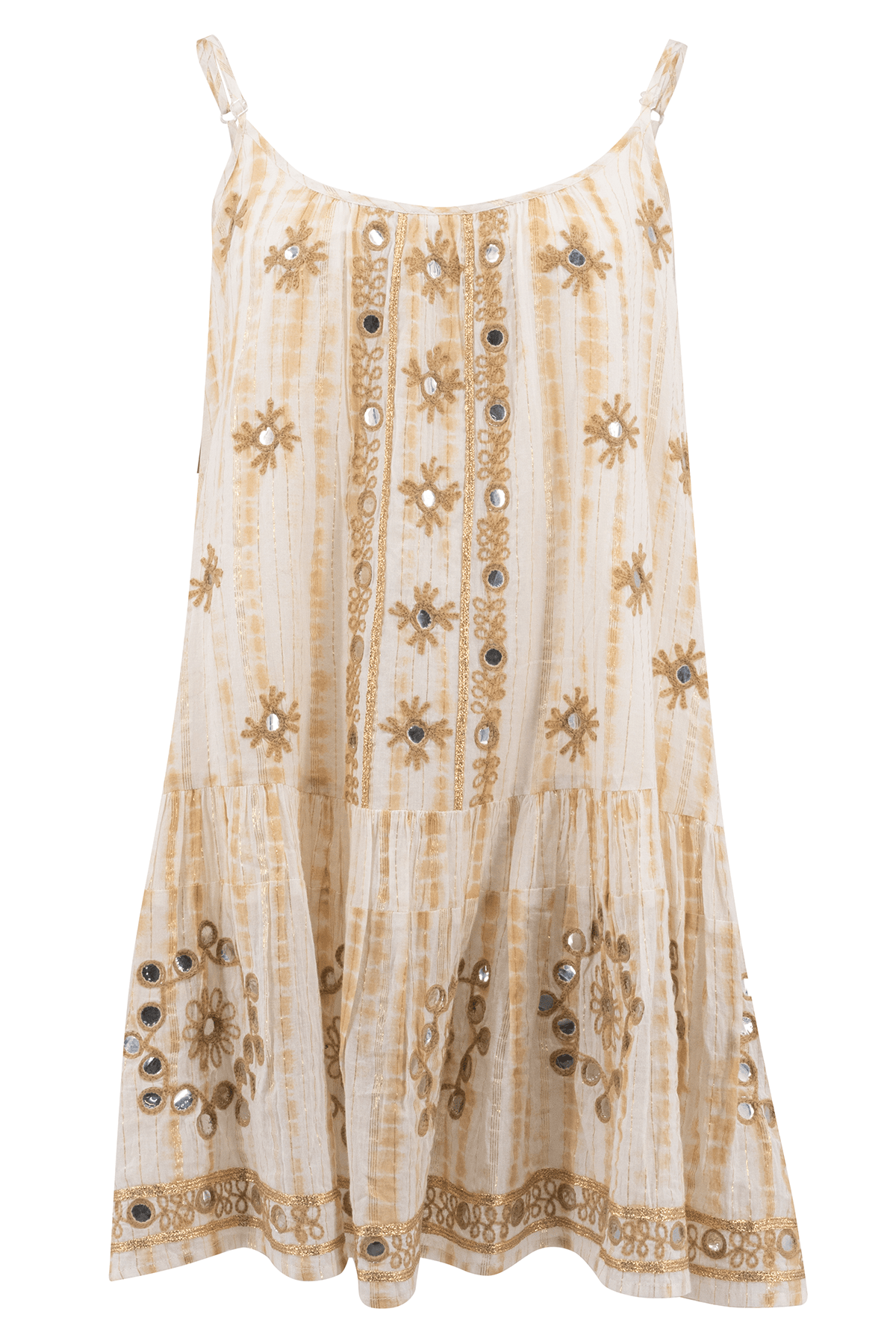 Bohemian jurk in natural van ibzmode, Brands of Ibiza