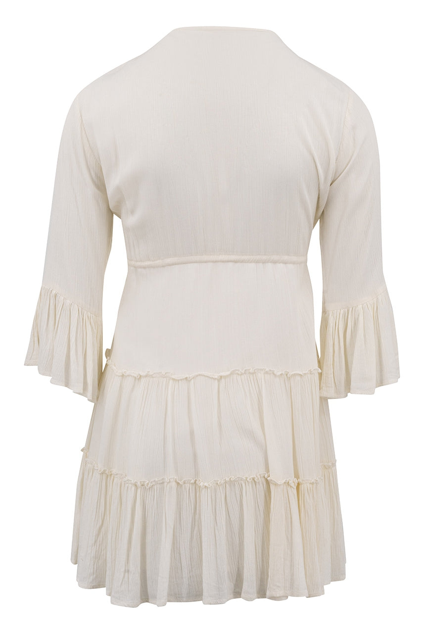 Bohemian jurk in ivory van ibzmode, Brands of Ibiza