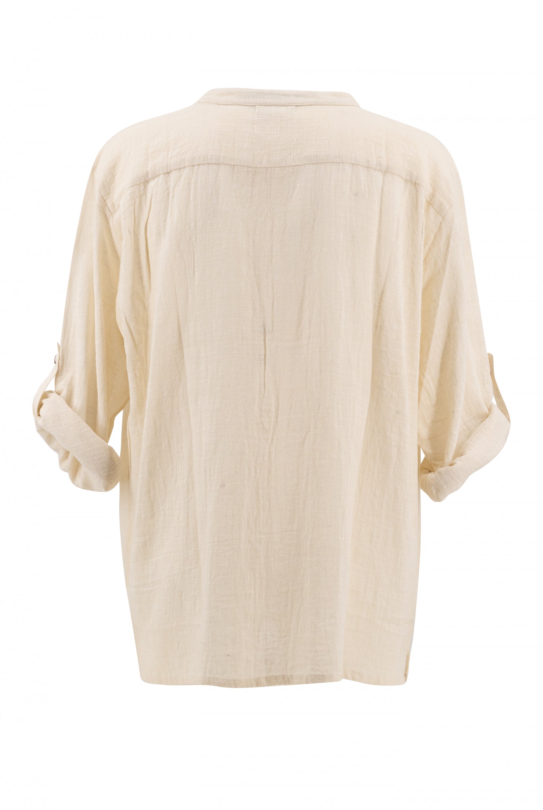 Blusa de estilo bohemio en color beige de ibzmode, Brands of Ibiza