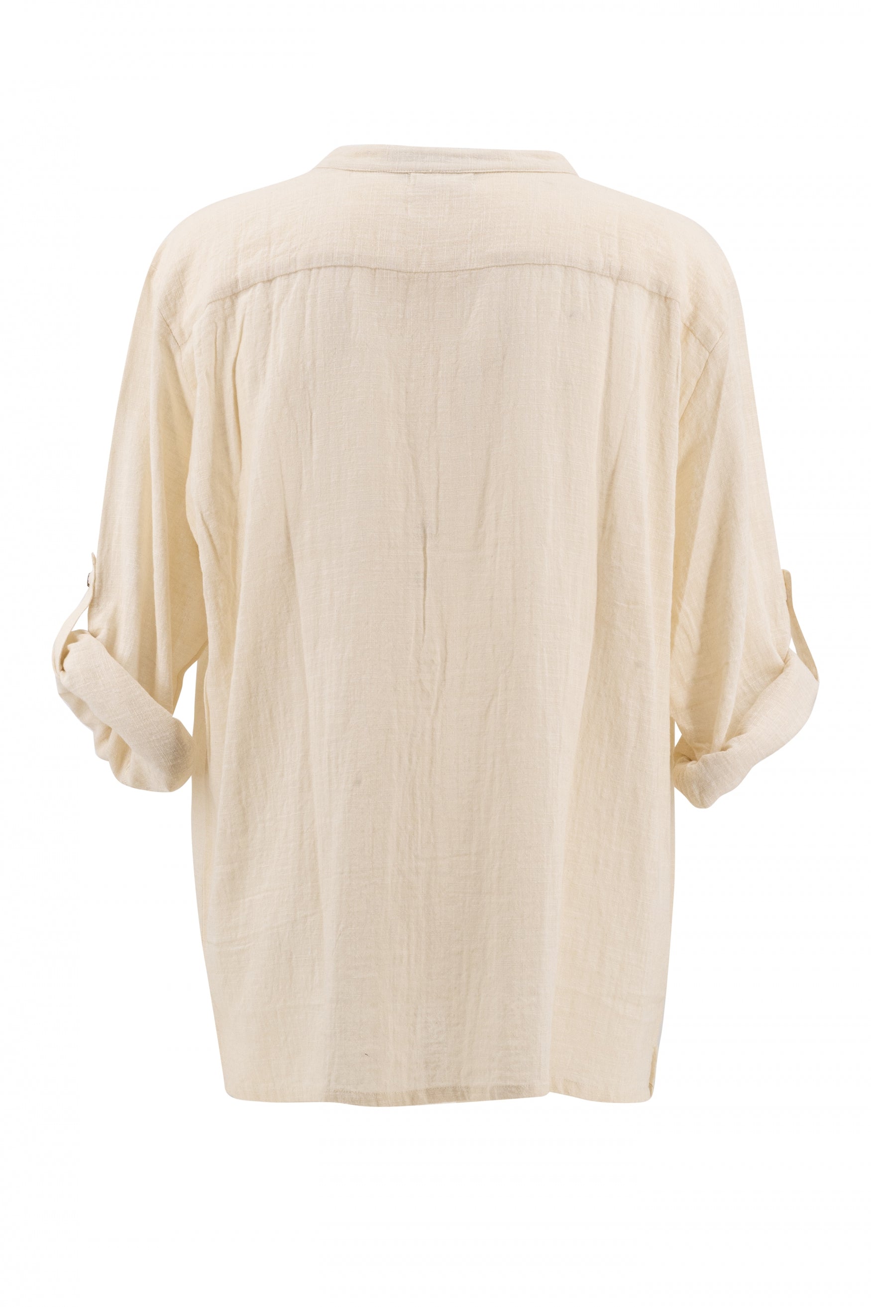 Blouse bohème beige de la marque ibzmode, Brands of Ibiza