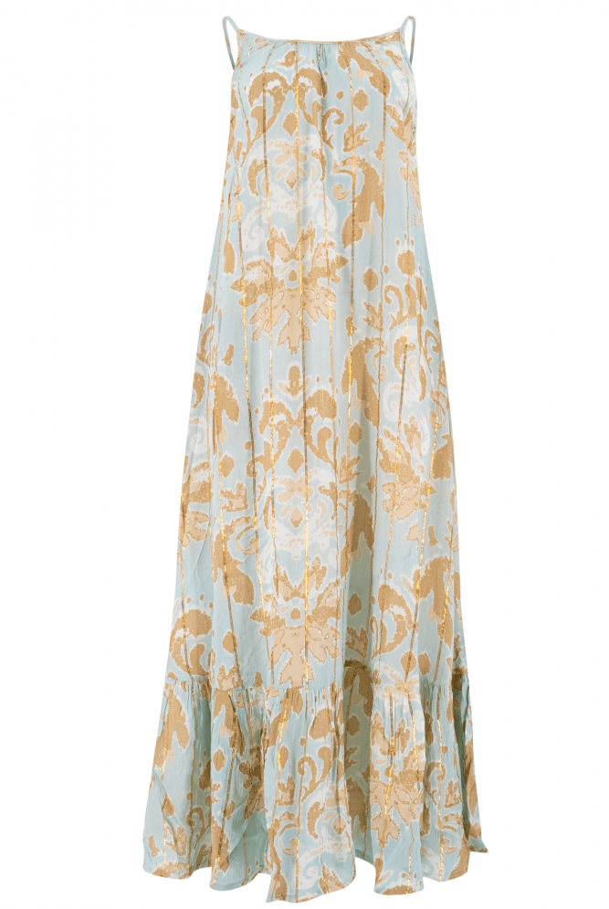 Bohemian jurk in pale blue van ibzmode, Brands of Ibiza