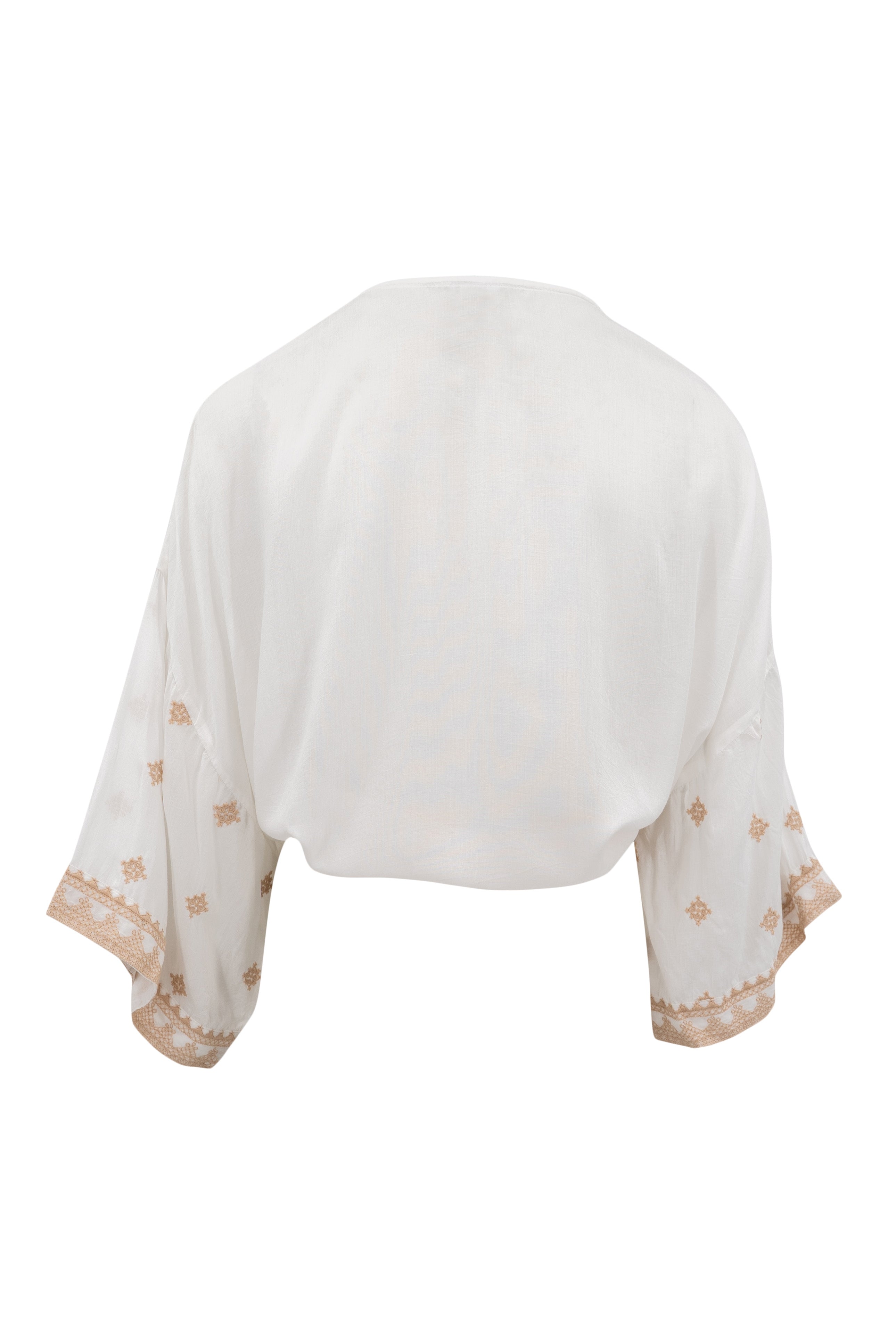 Bohemian kimono in ivory van ibzmode, Brands of Ibiza