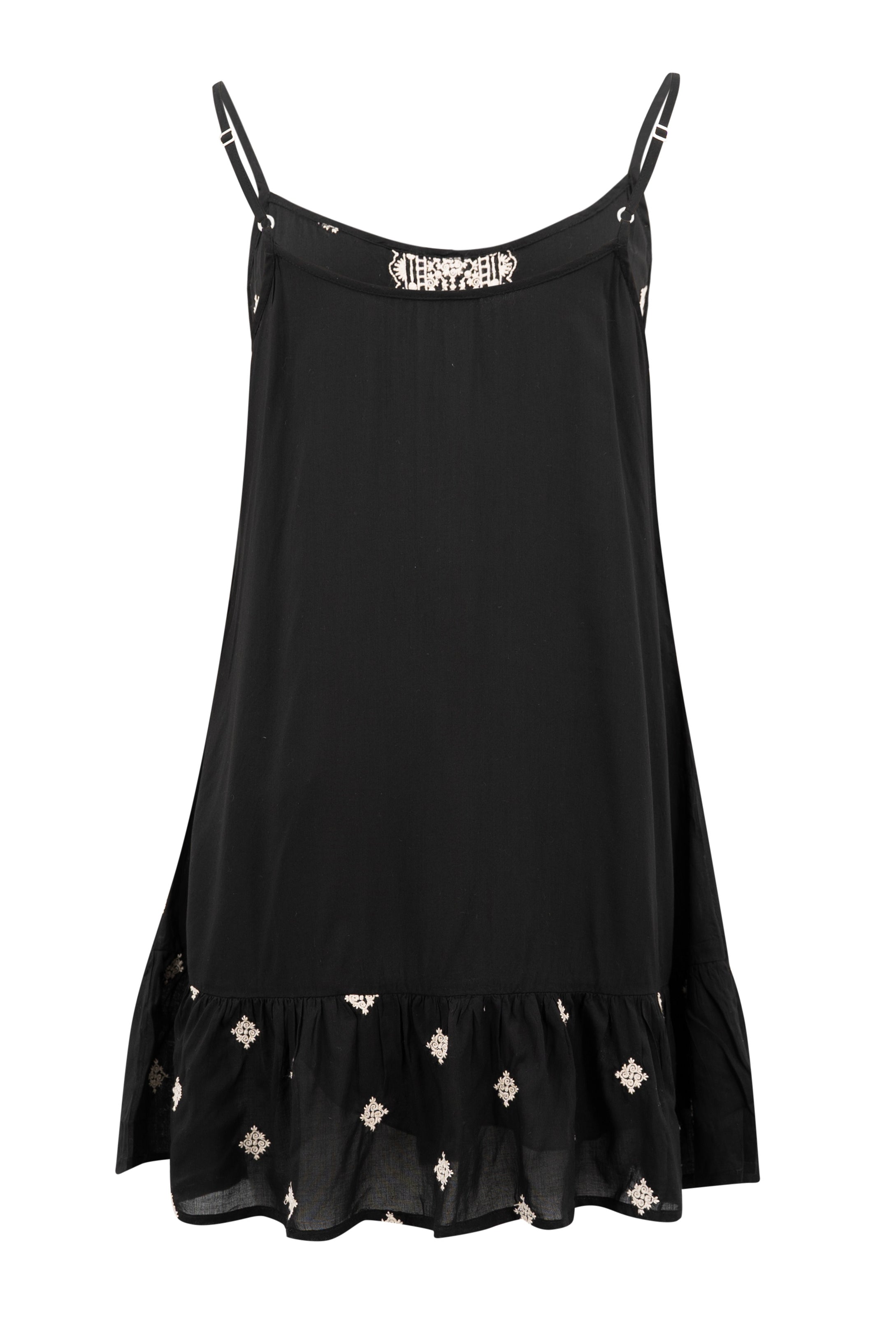 Bohemian dress in black from ibzmode, Brands of Ibiza