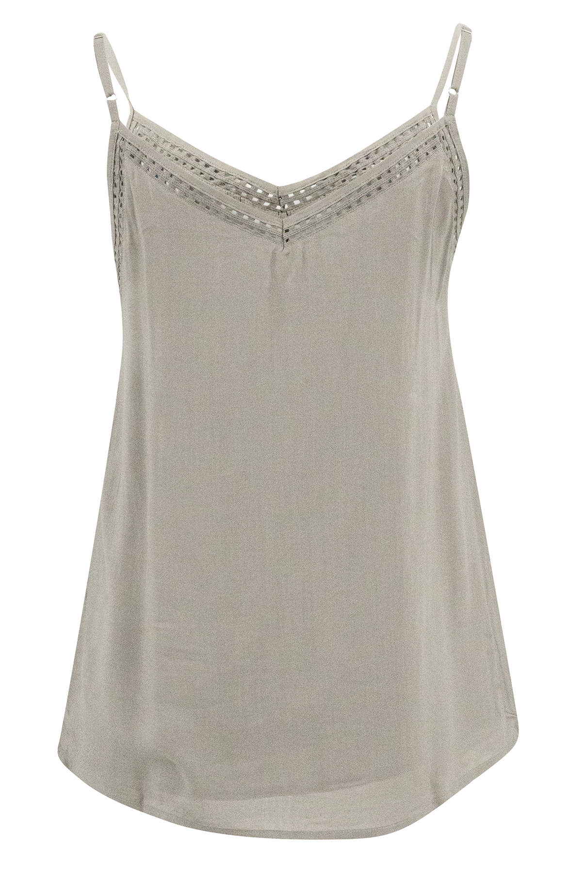 Top bohemio en color caqui de ibzmode, Marcas de Ibiza