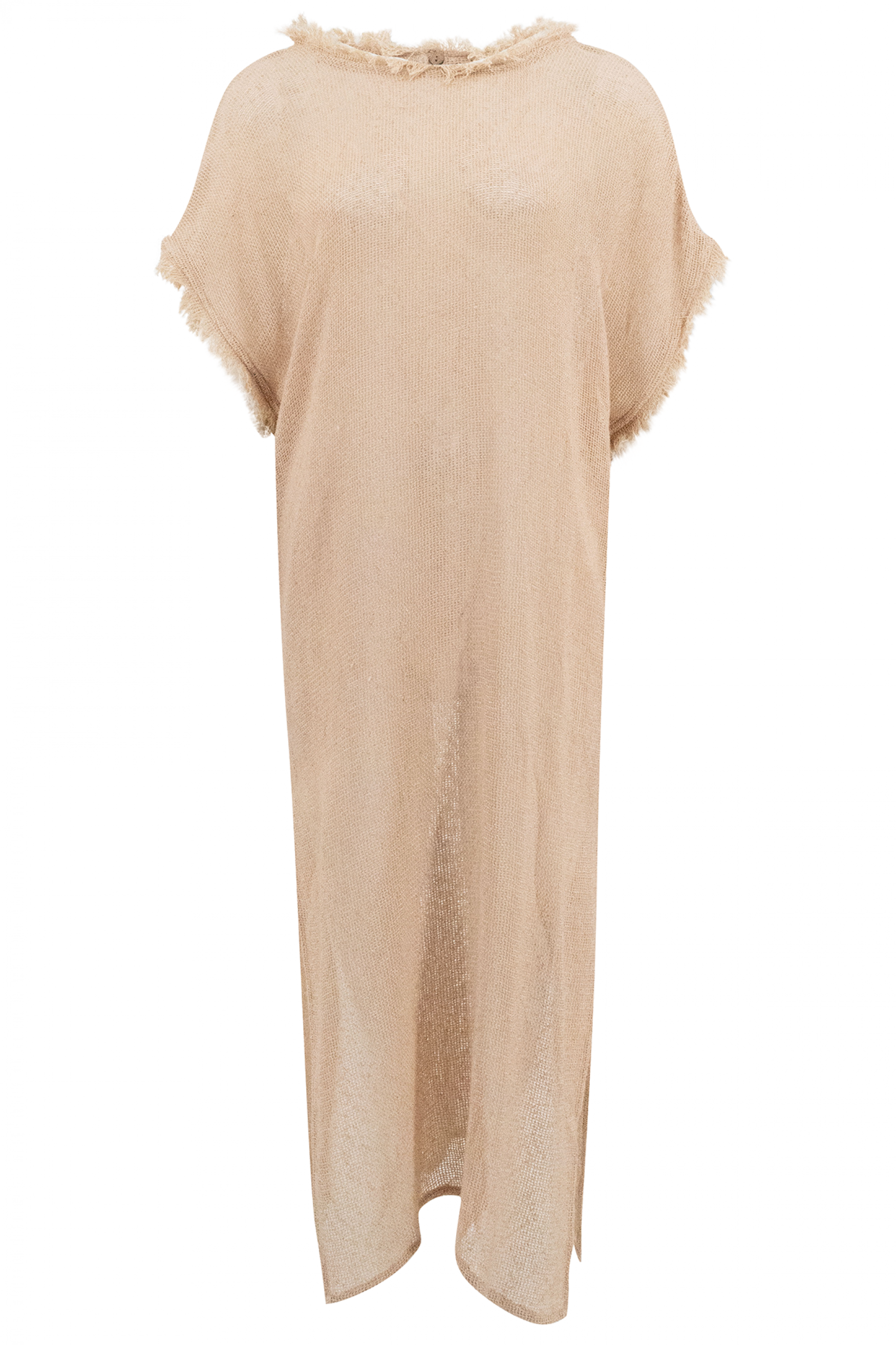 Bohemian jurk in sand van ibzmode, Brands of Ibiza