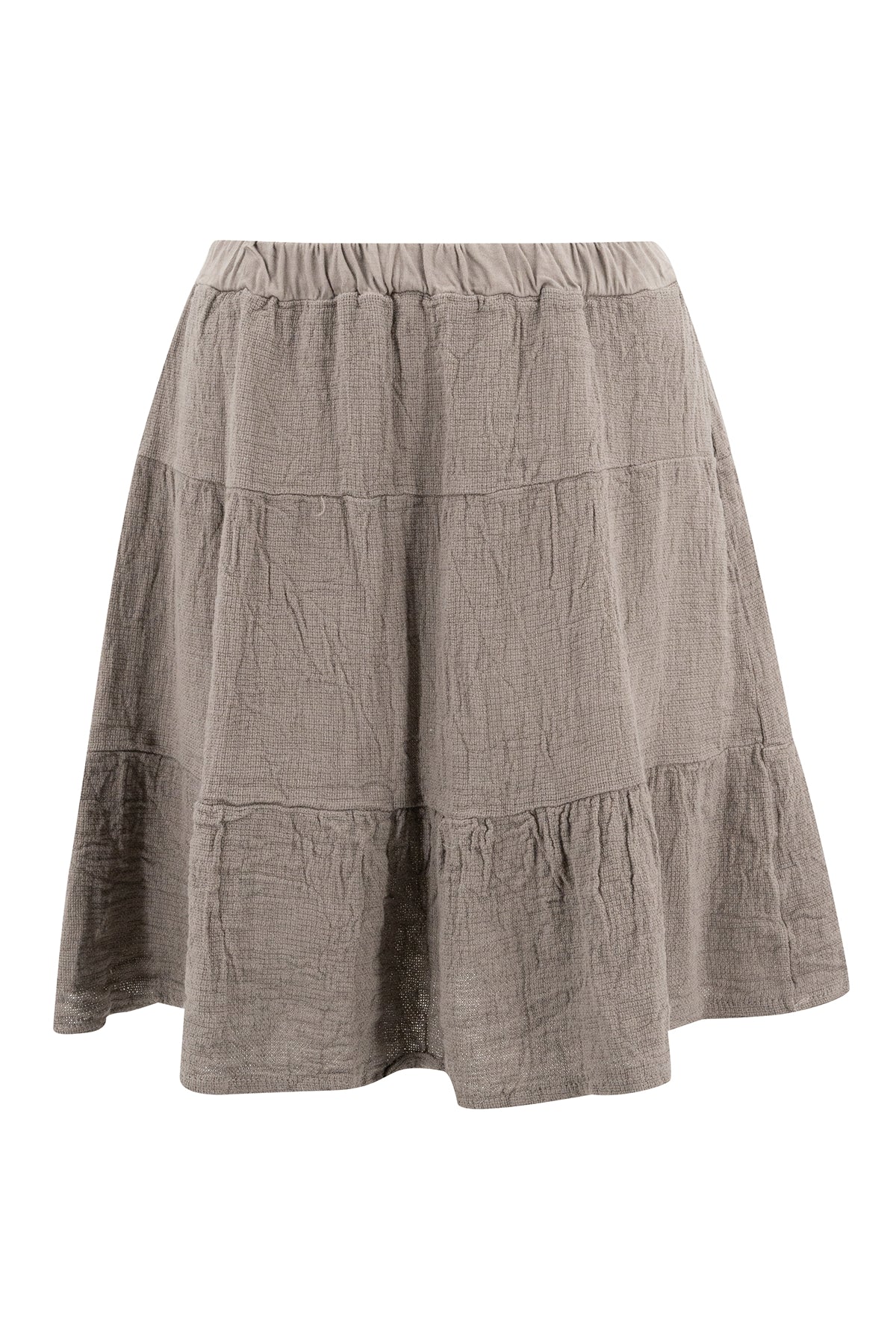 Bohemian skirt in taupe from ibzmode, Brands of Ibiza