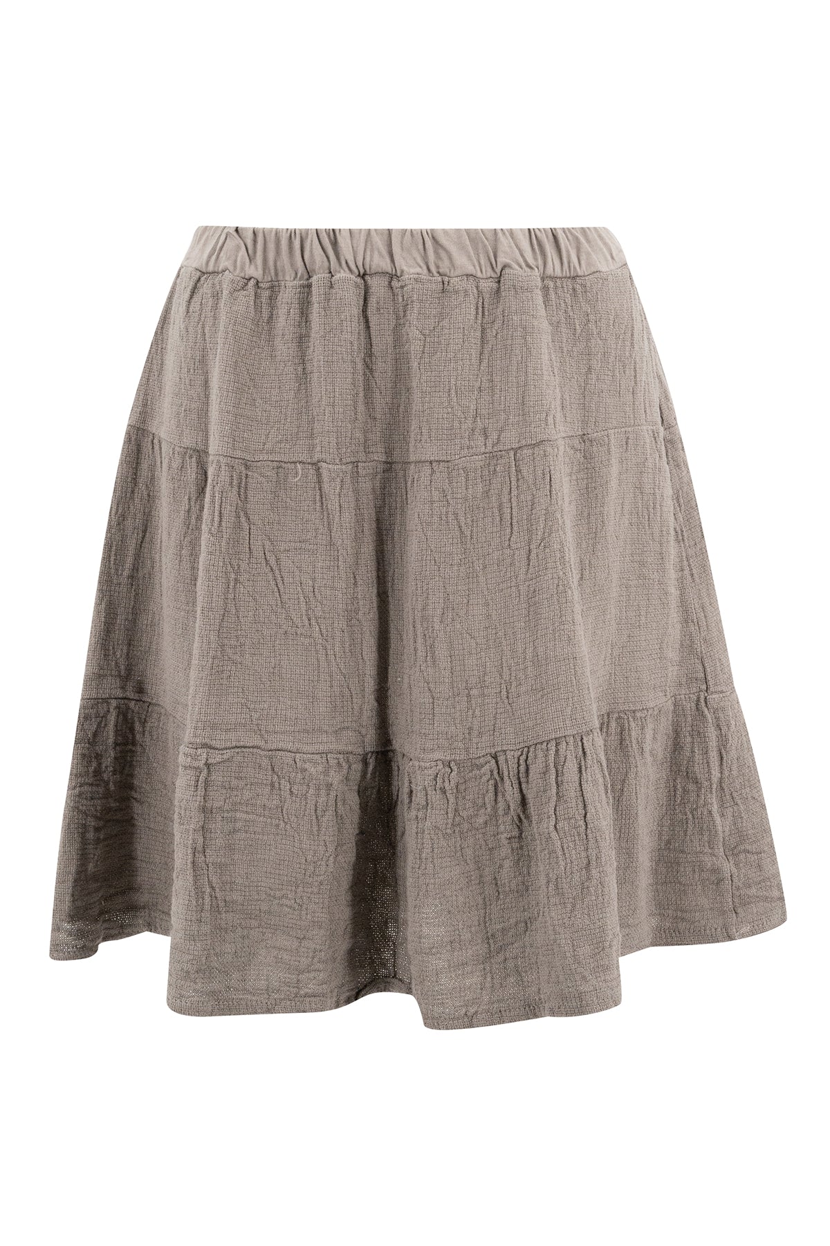 Bohemian rok in taupe van ibzmode, Brands of Ibiza