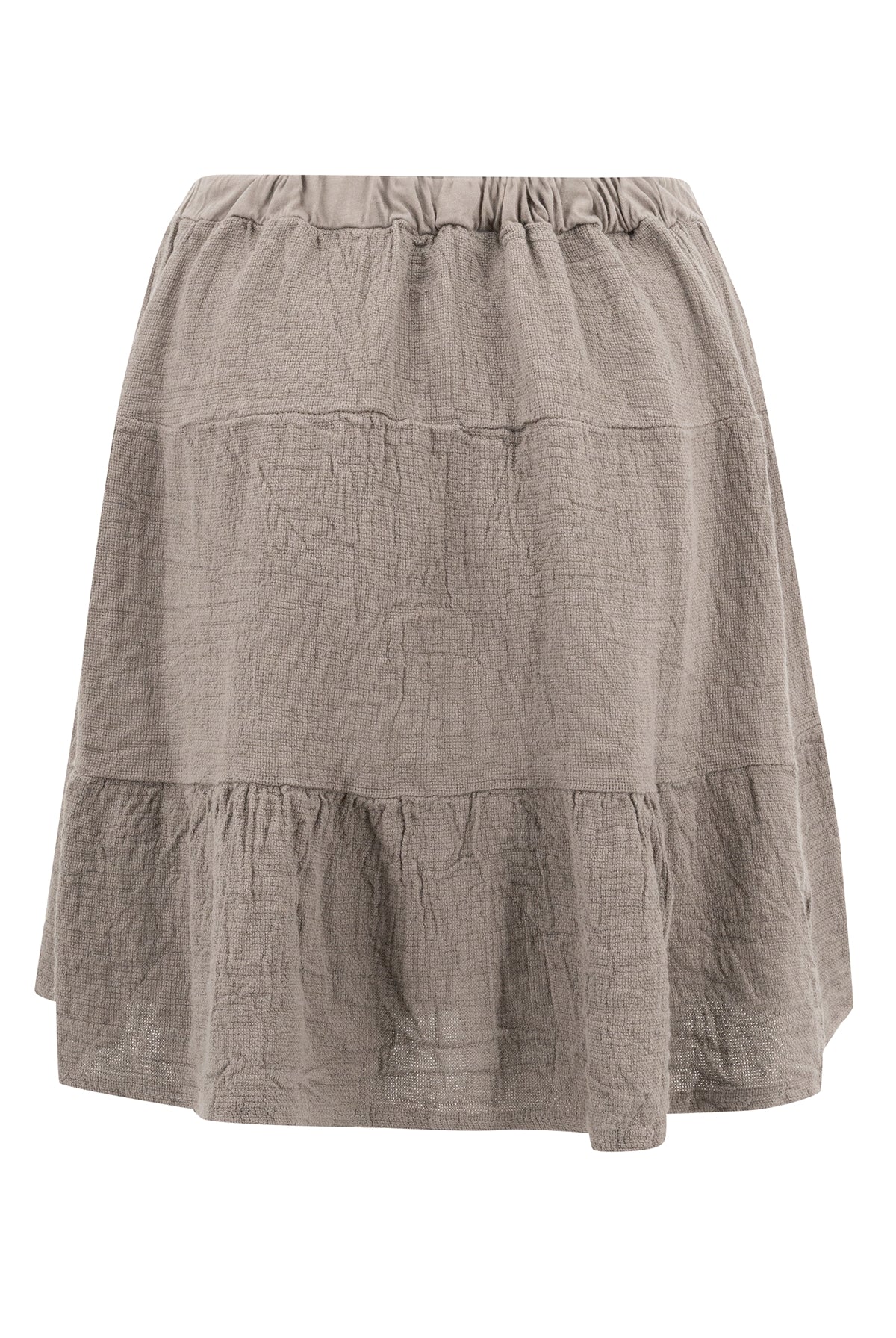 Bohemian skirt in taupe from ibzmode, Brands of Ibiza