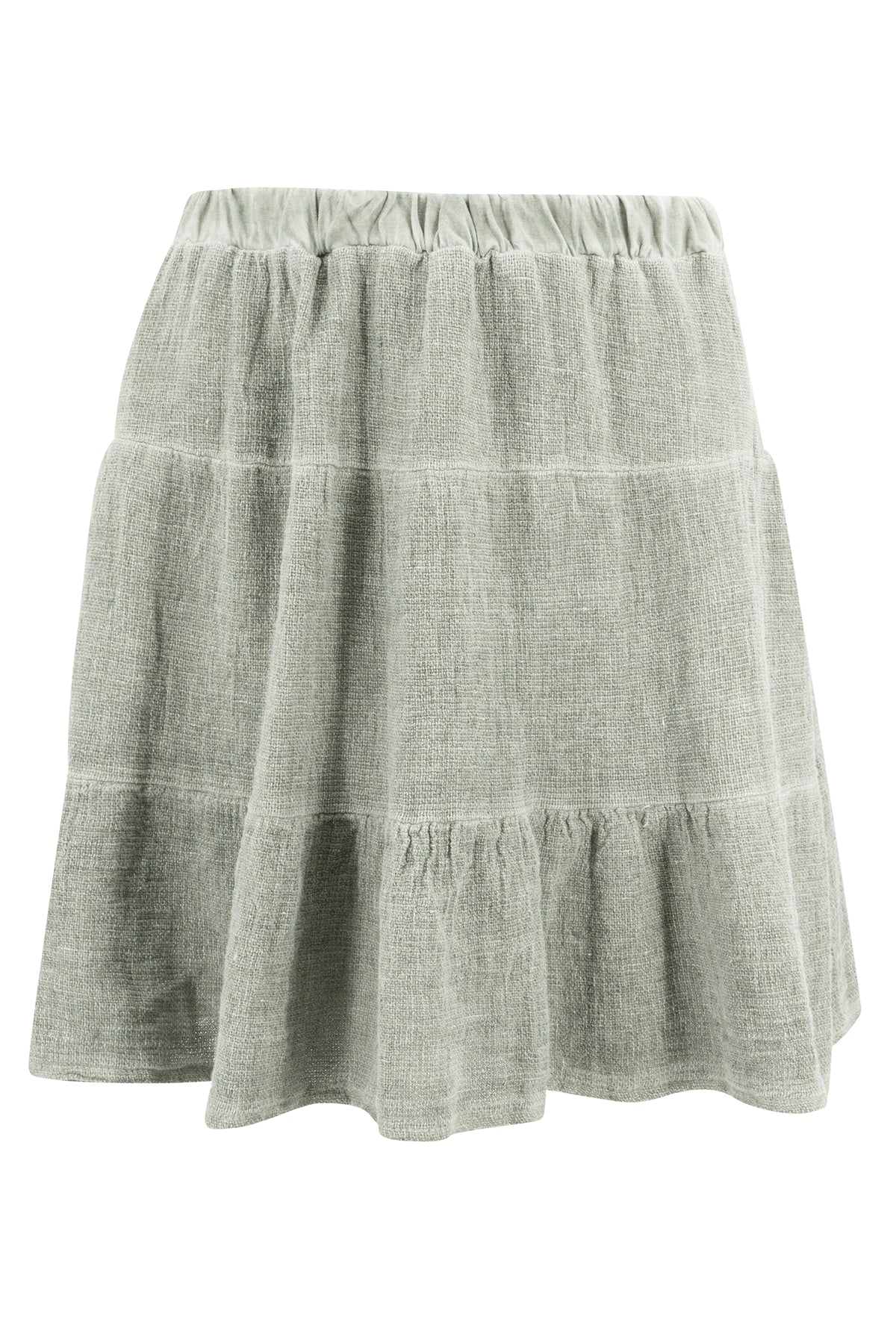 Bohemian skirt in khaki from ibzmode, Brands of Ibiza