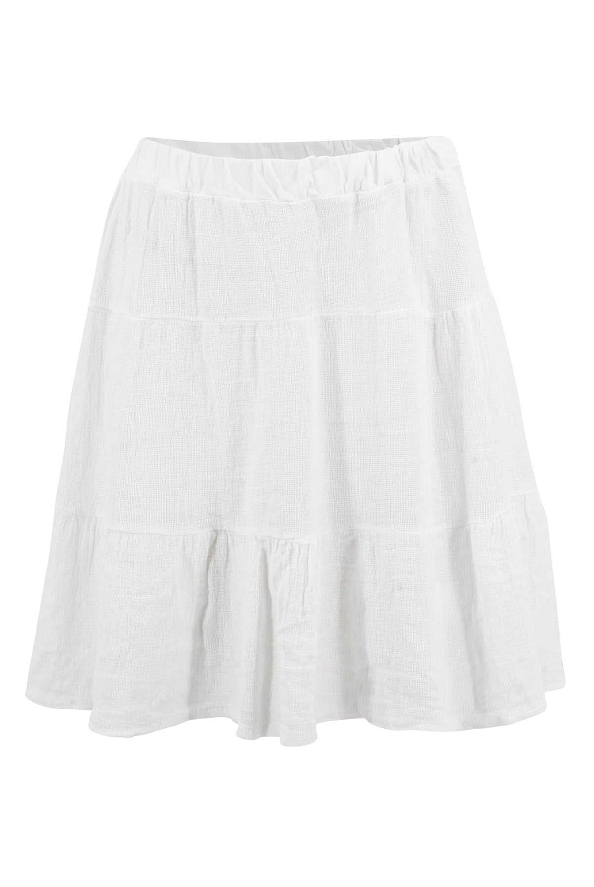 Bohemian skirt in white from ibzmode, Brands of Ibiza