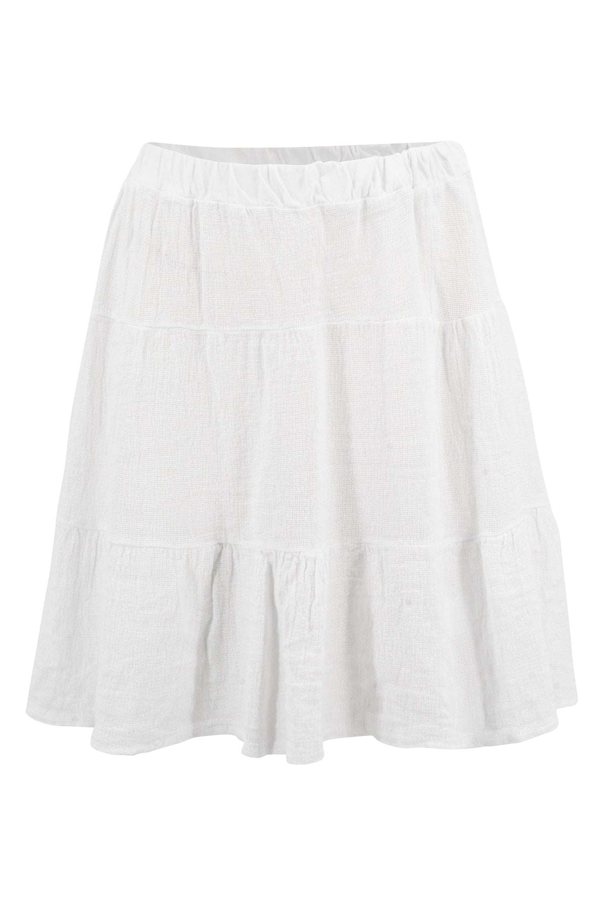 Bohemian rok in white van ibzmode, Brands of Ibiza