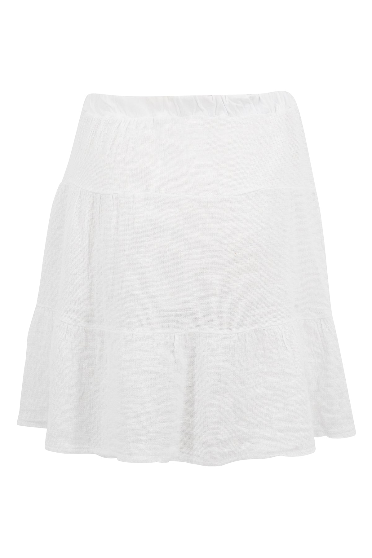 Bohemian rok in white van ibzmode, Brands of Ibiza