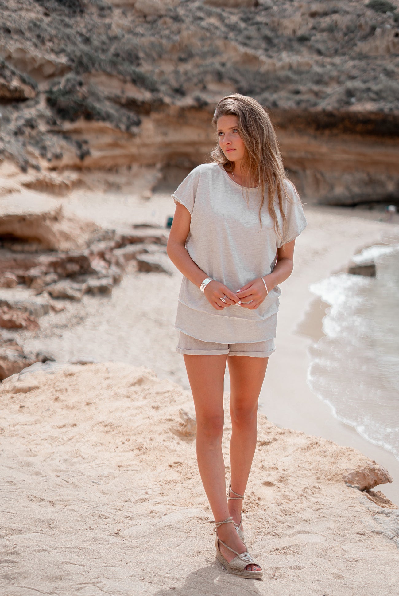 Bohemian item in taupe from ibzmode, Brands of Ibiza