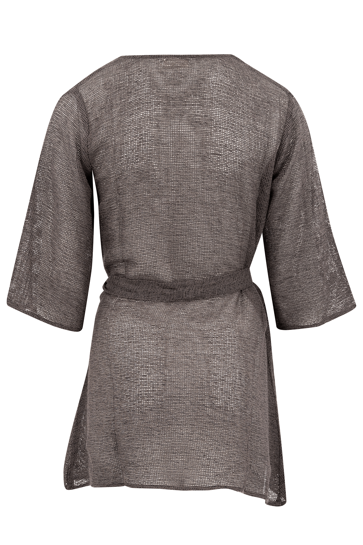 Bohemian jurk in dark antraciet van ibzmode, Brands of Ibiza