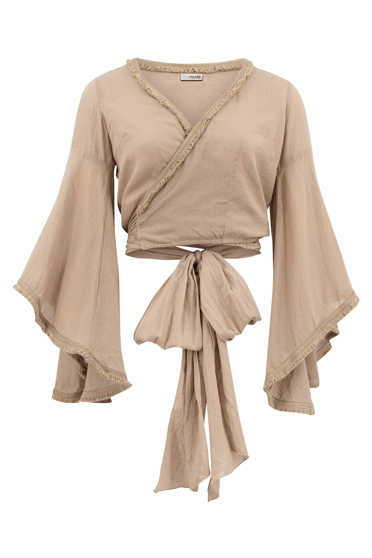 Bohemian top in ivory van ibzmode, Brands of Ibiza