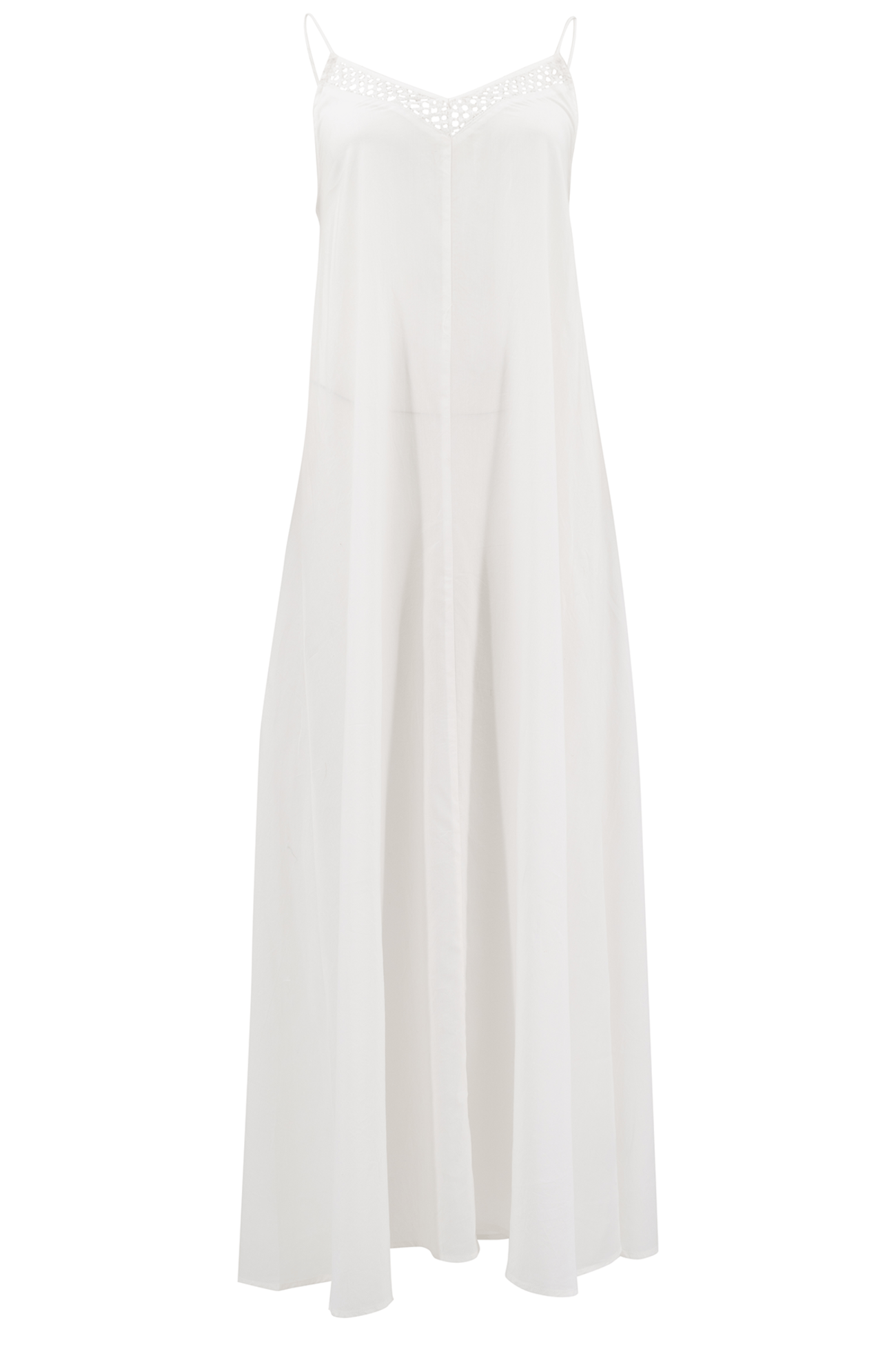 Bohemian jurk in white van ibzmode, Brands of Ibiza