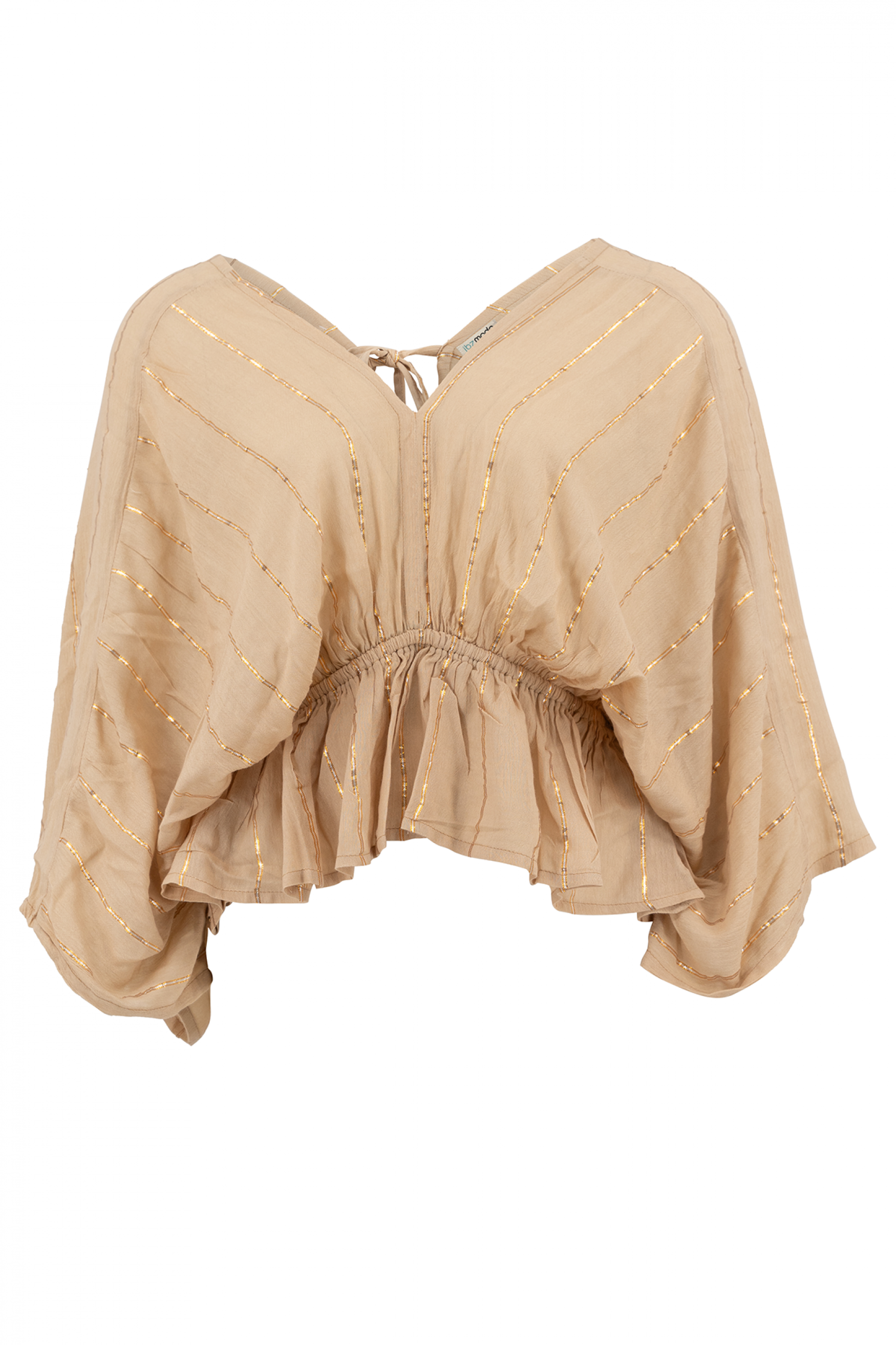 Bohemian-Oberteil in Sand von ibzmode, Brands of Ibiza