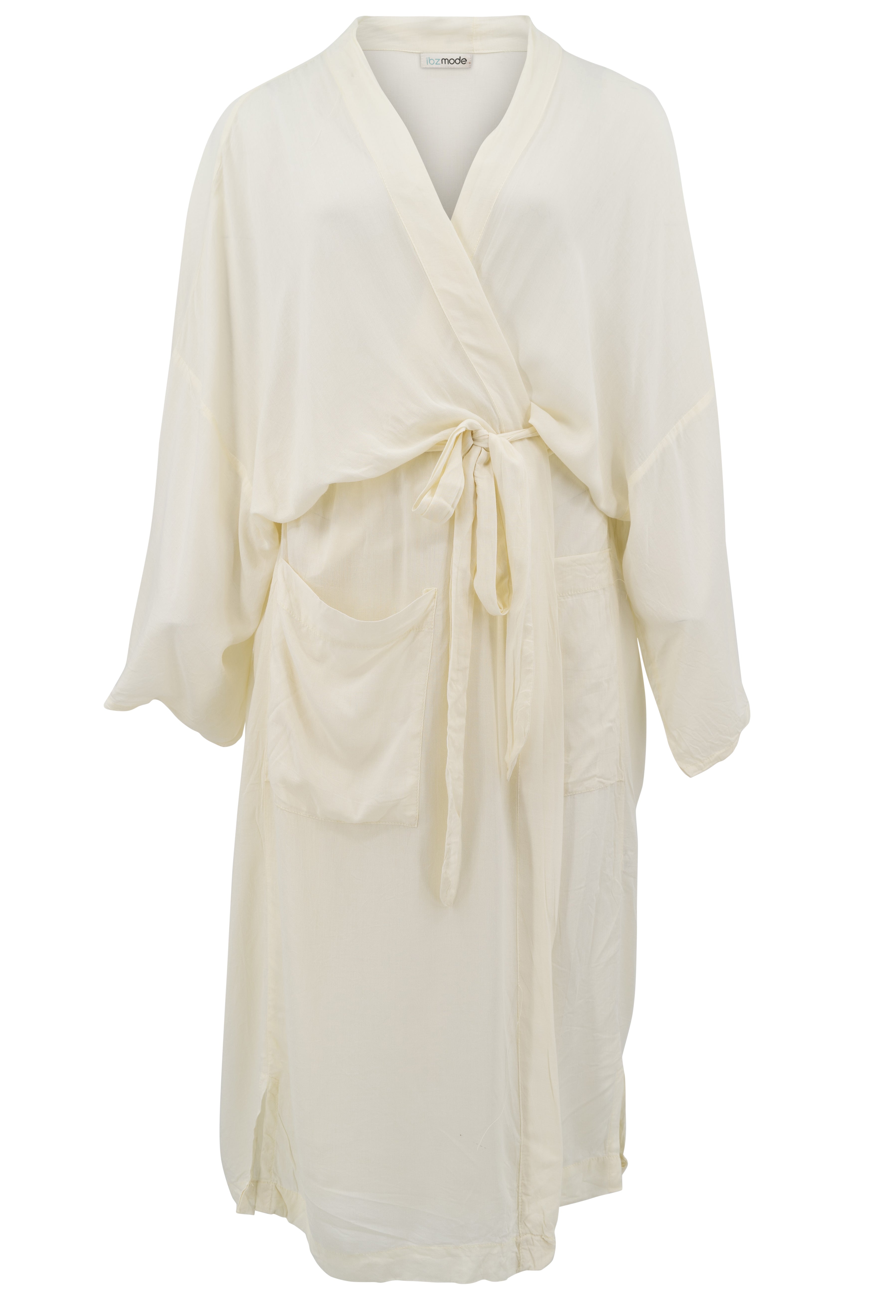 Bohemian kimono in ecru van ibzmode, Brands of Ibiza