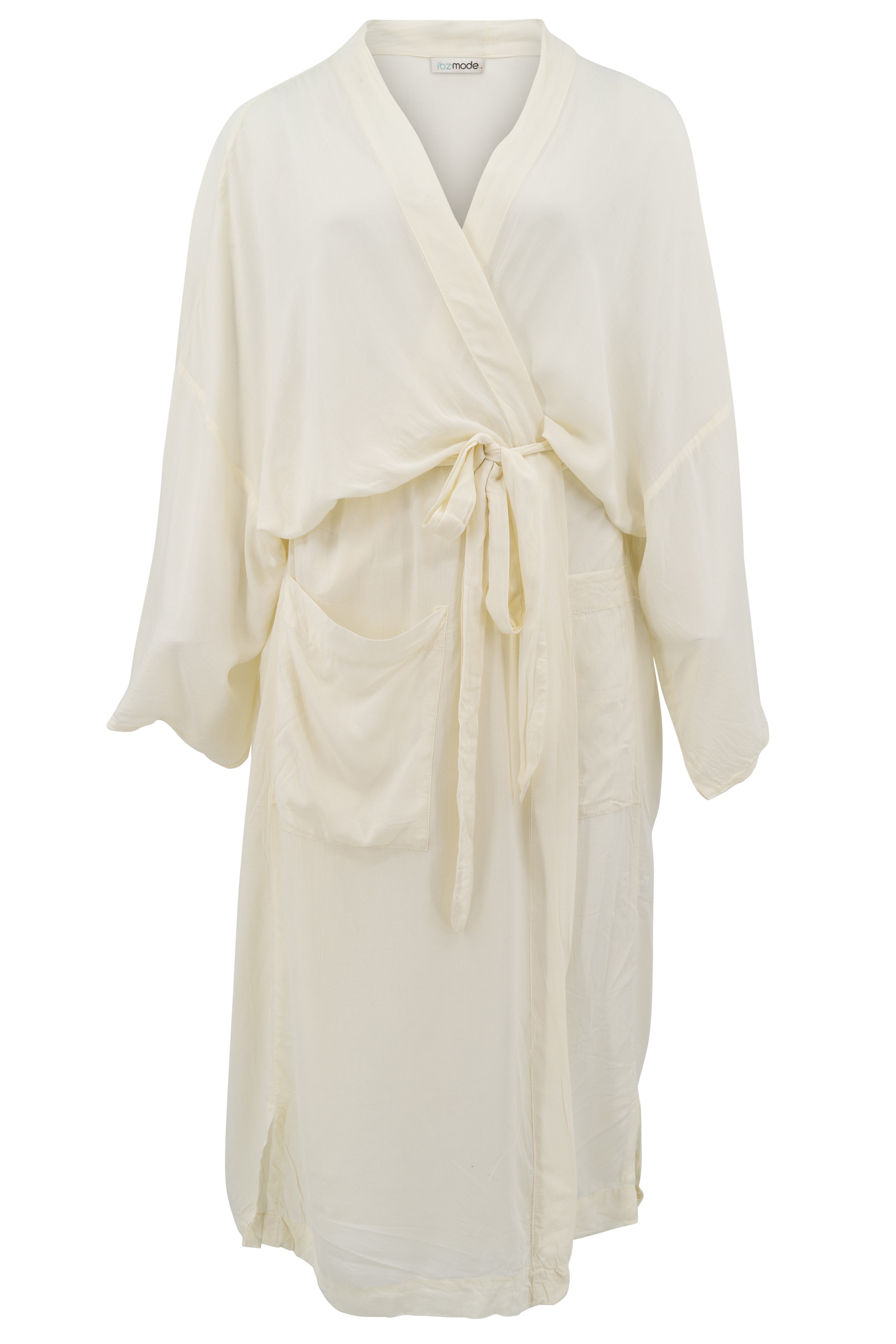 Bohemian kimono in ecru van ibzmode, Brands of Ibiza