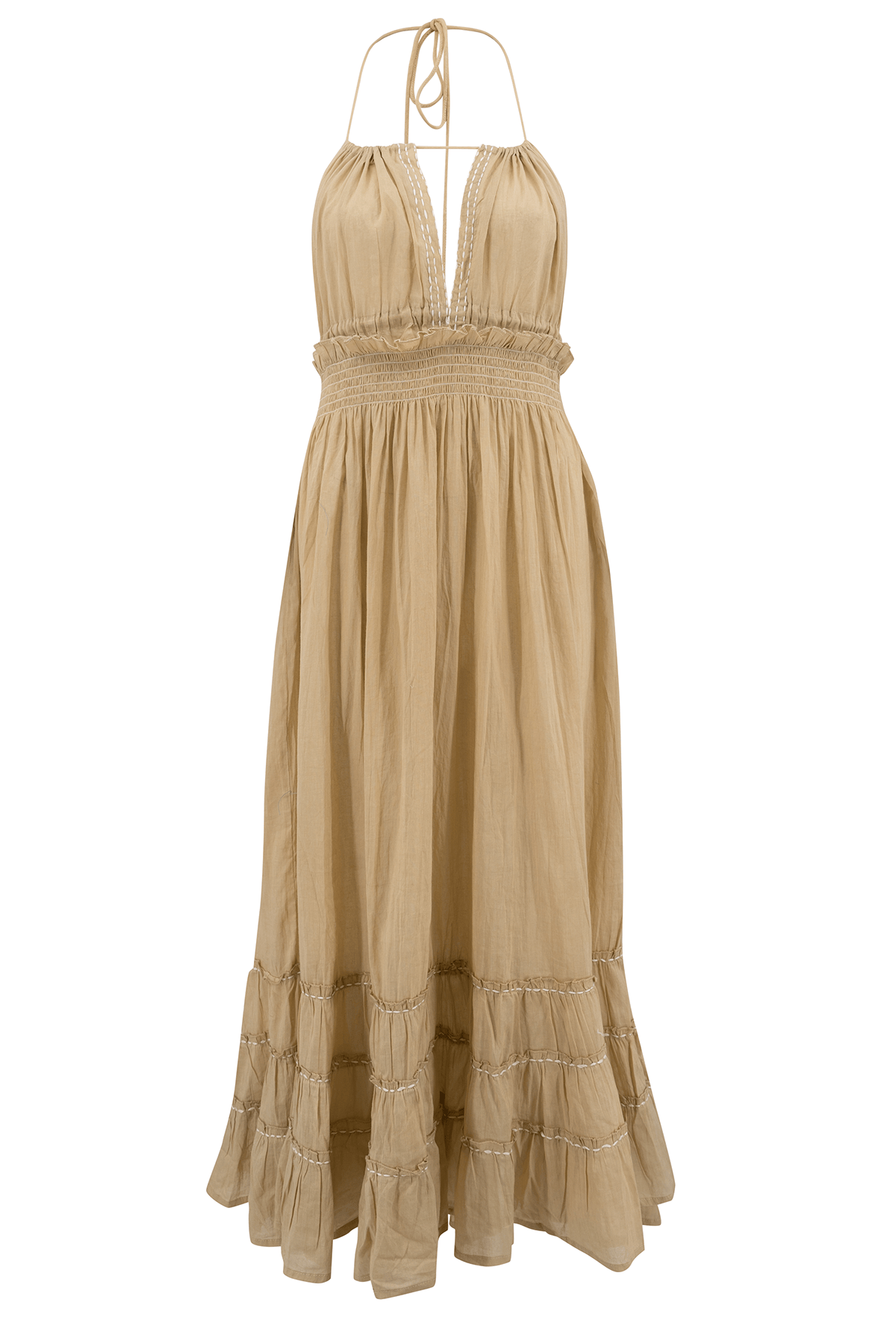 Vestido bohemio en arena de ibzmode, Marcas de Ibiza