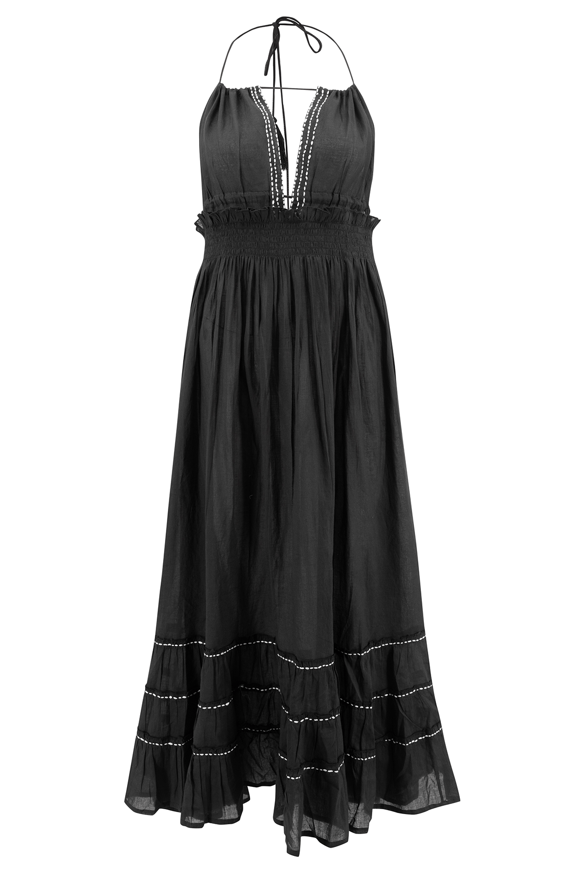 Bohemian jurk in black van ibzmode, Brands of Ibiza