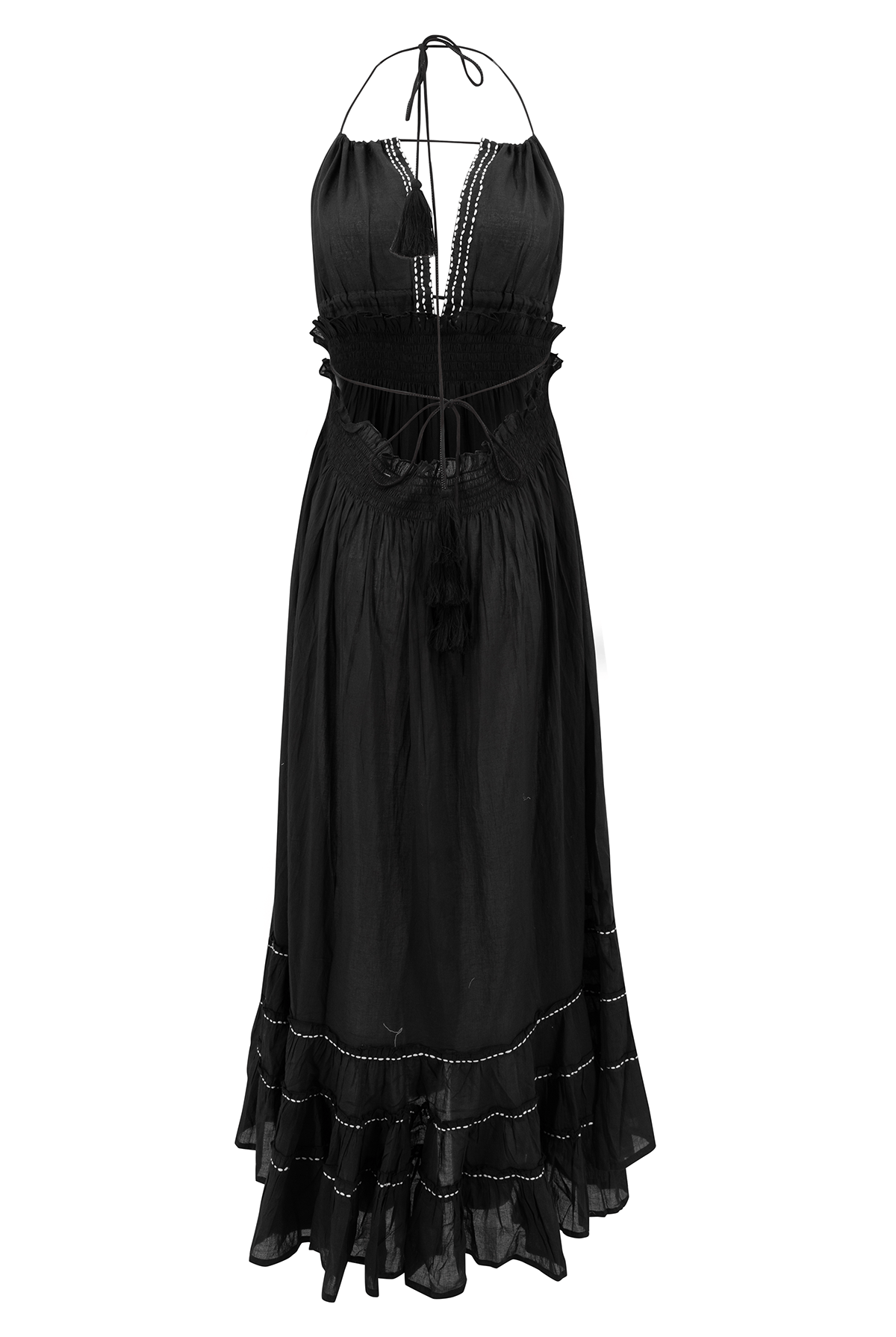 Bohemian jurk in black van ibzmode, Brands of Ibiza