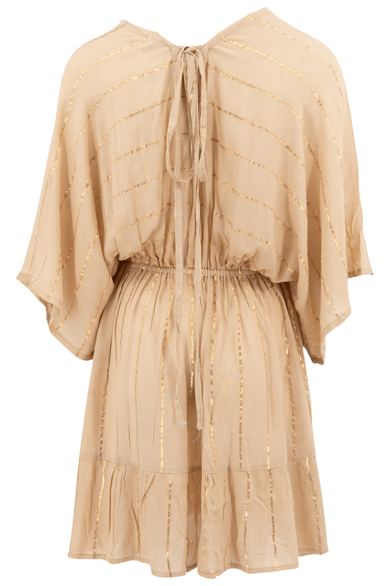 Vestido bohemio en color arena de ibzmode, Brands of Ibiza