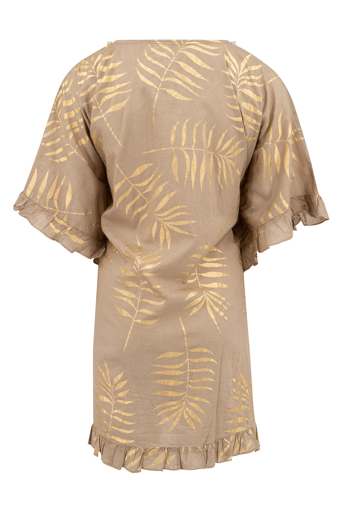 Kimono bohemio en color topo de ibzmode, Marcas de Ibiza