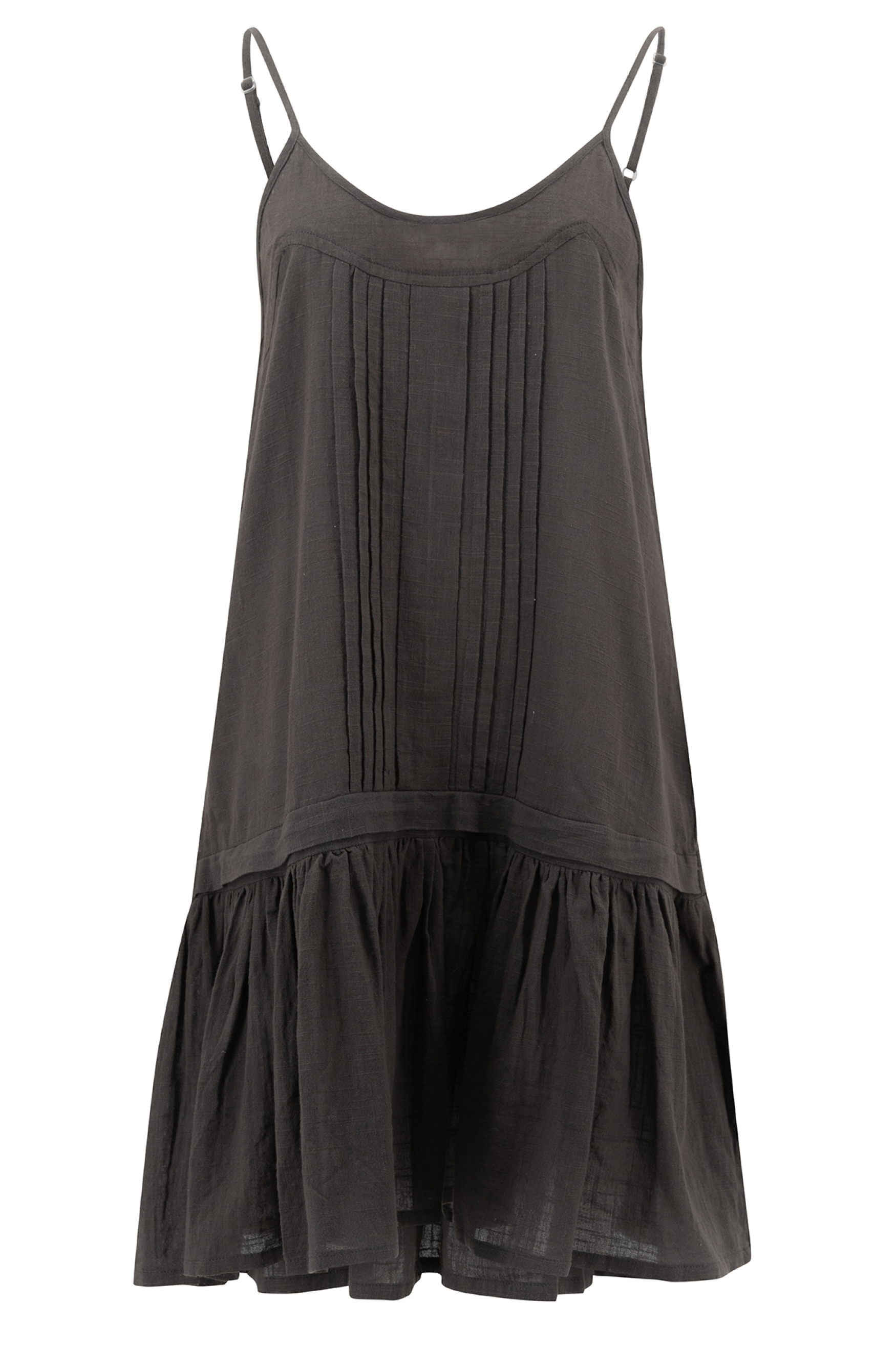 Bohemian jurk in anthracite van ibzmode, Brands of Ibiza