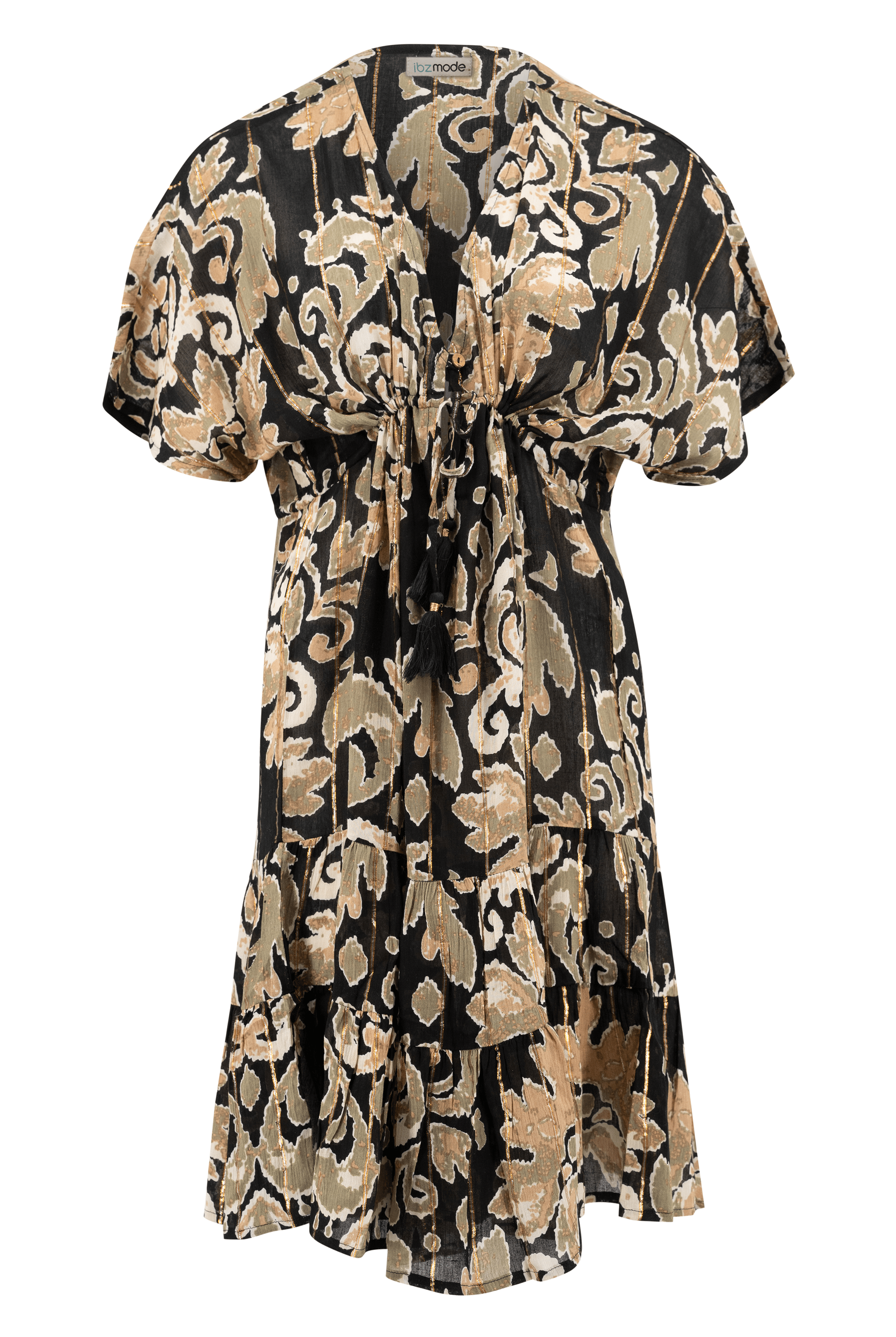 Bohemian jurk in black van ibzmode, Brands of Ibiza