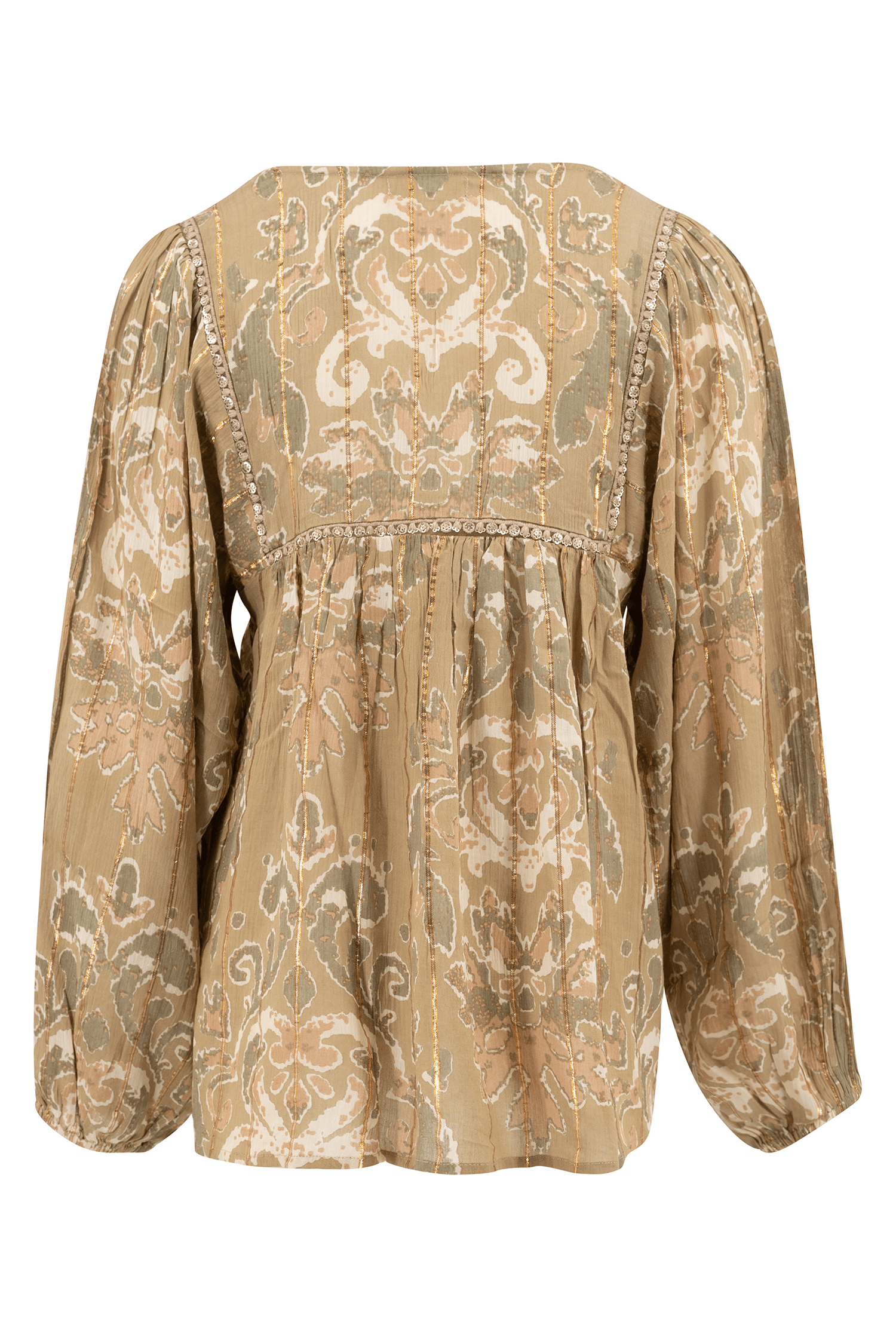 Falda bohemia en caqui de ibzmode, Marcas de Ibiza